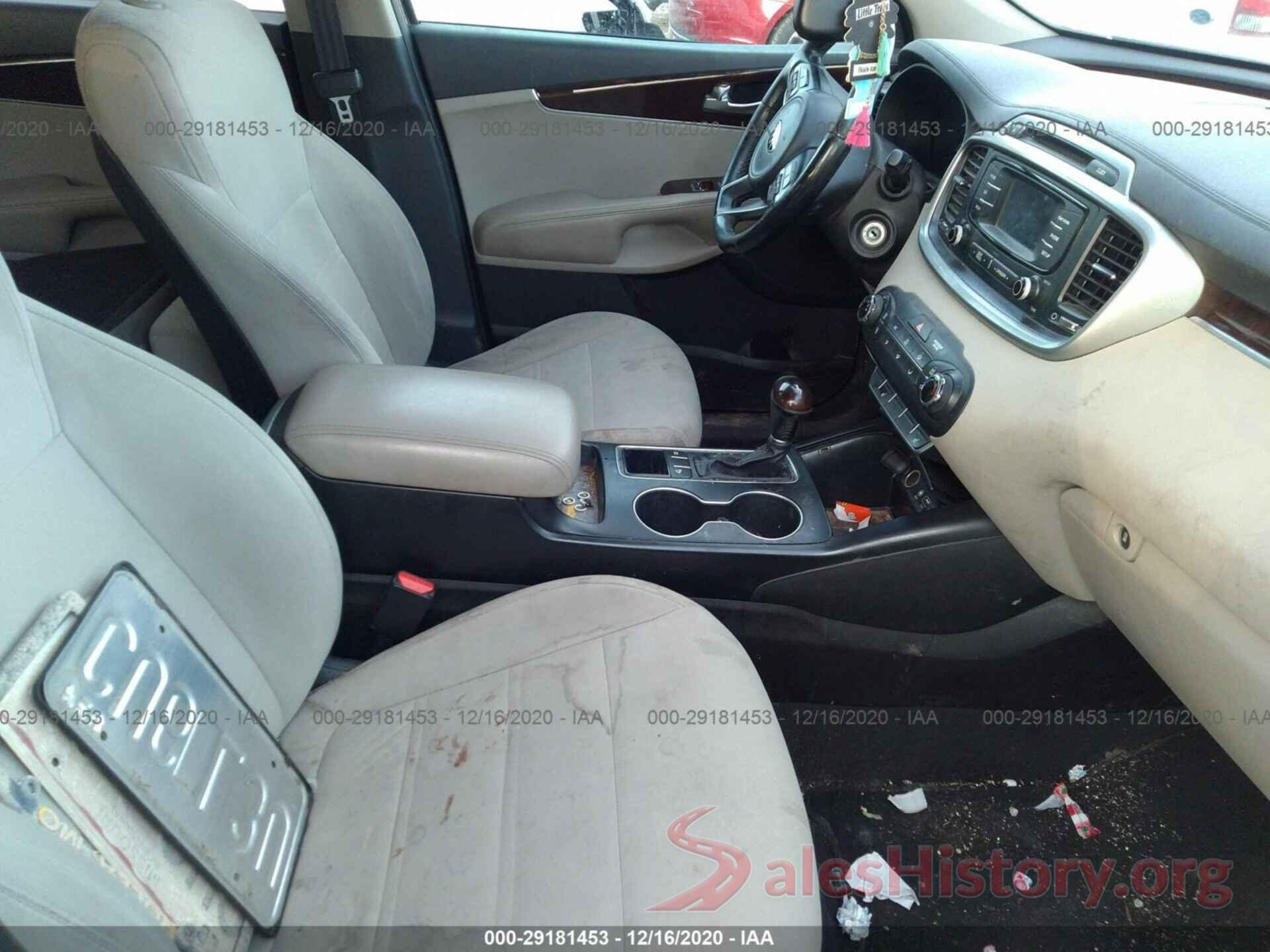 5XYPG4A54GG054191 2016 KIA SORENTO