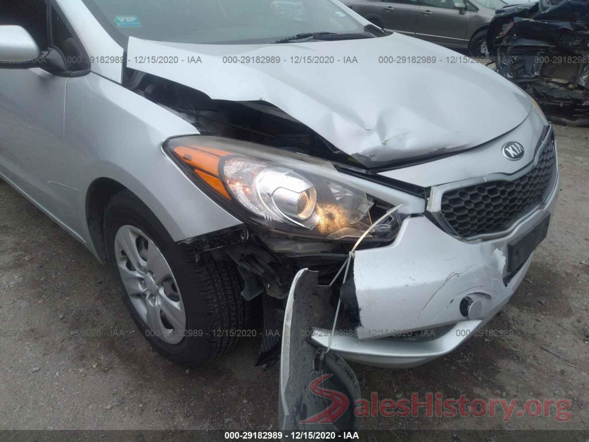 KNAFK4A69G5508539 2016 KIA FORTE