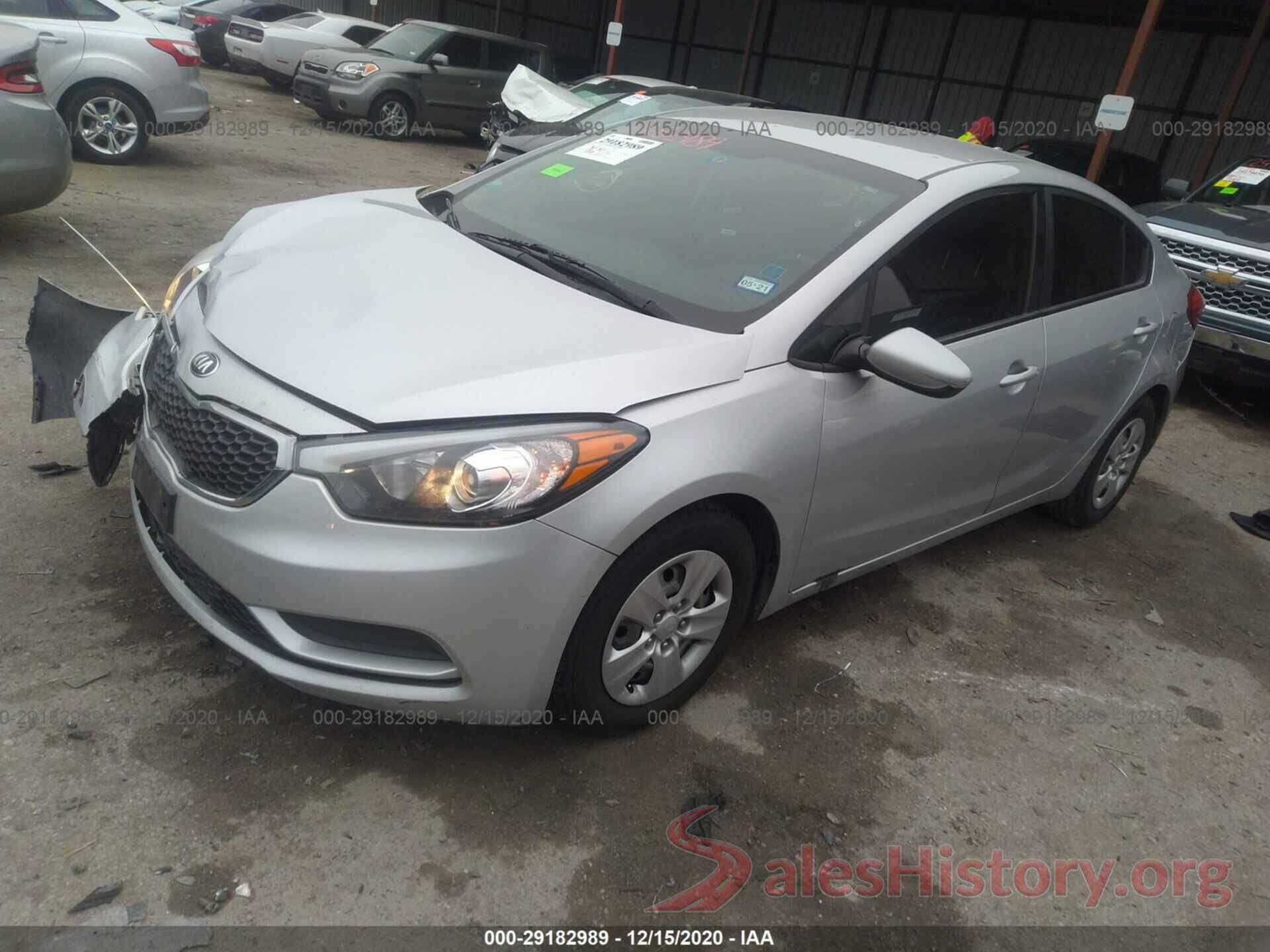 KNAFK4A69G5508539 2016 KIA FORTE