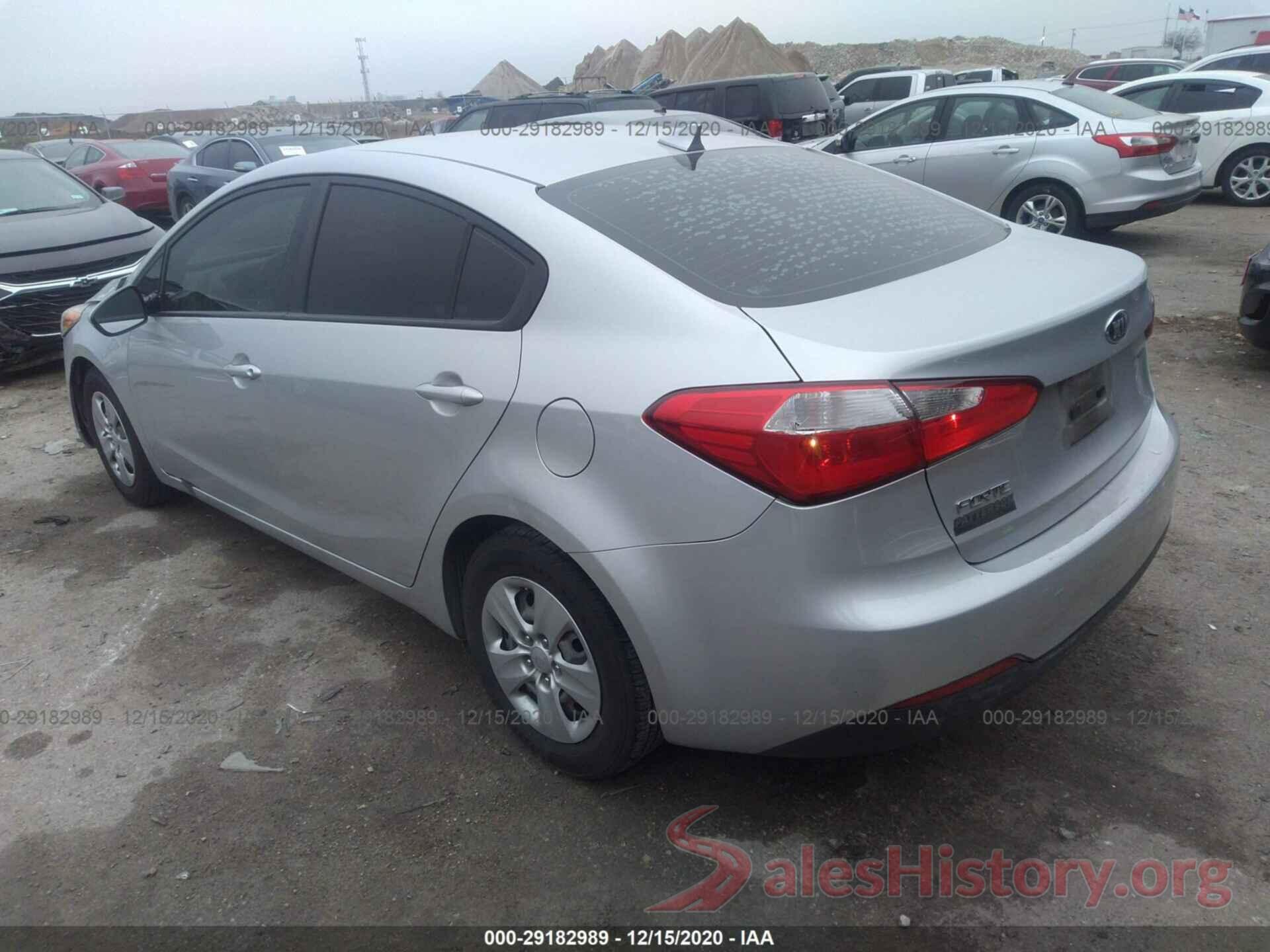 KNAFK4A69G5508539 2016 KIA FORTE