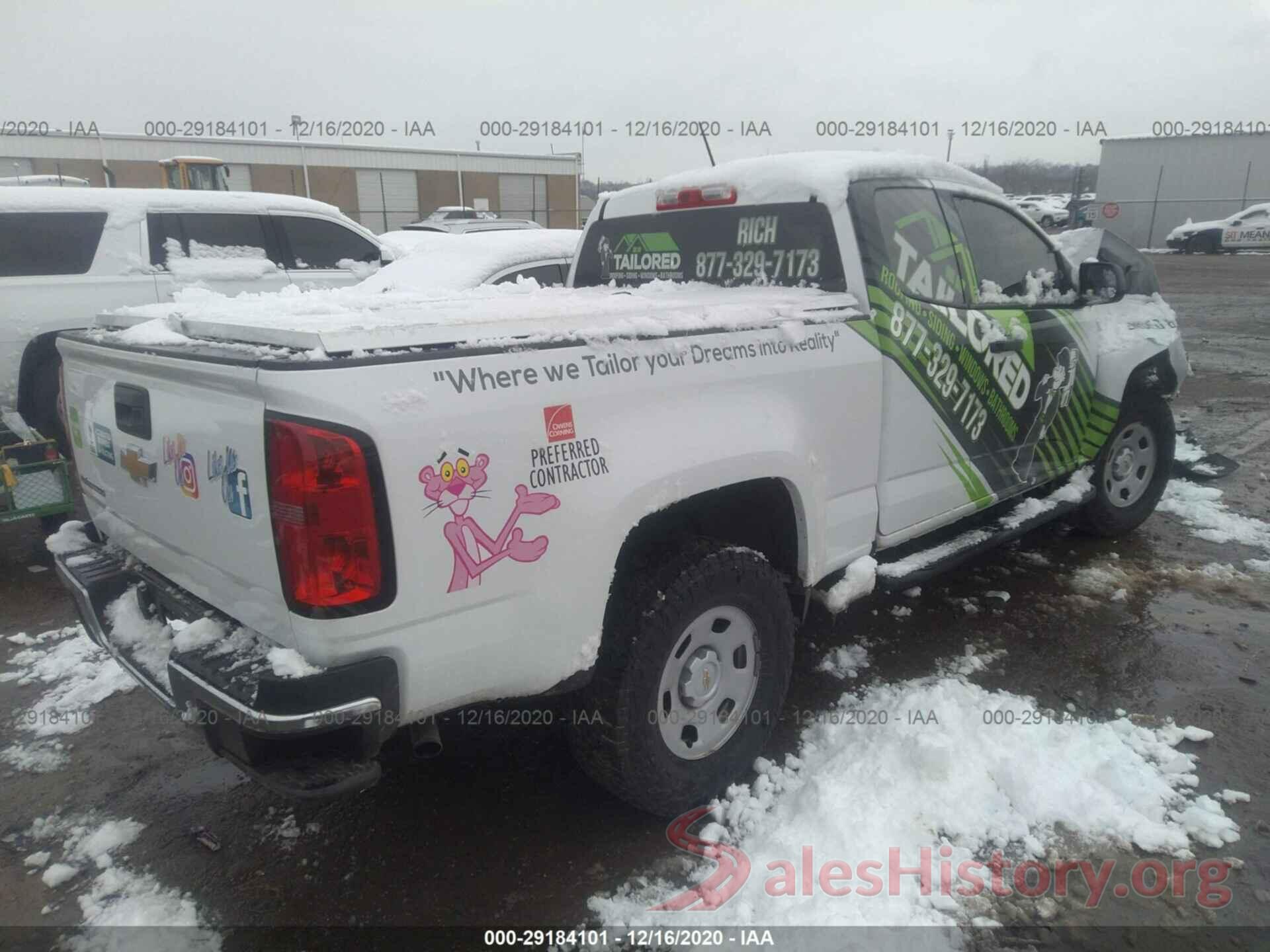 1GCHSBEA4G1380734 2016 CHEVROLET COLORADO