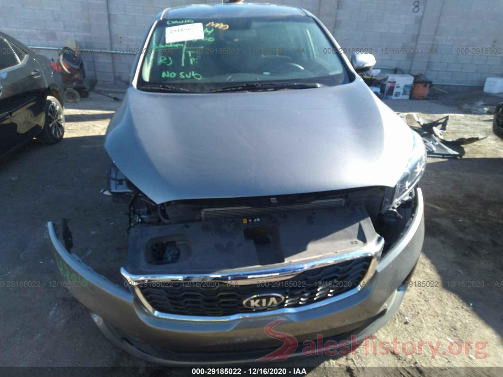 5XYPG4A38KG479016 2019 KIA SORENTO