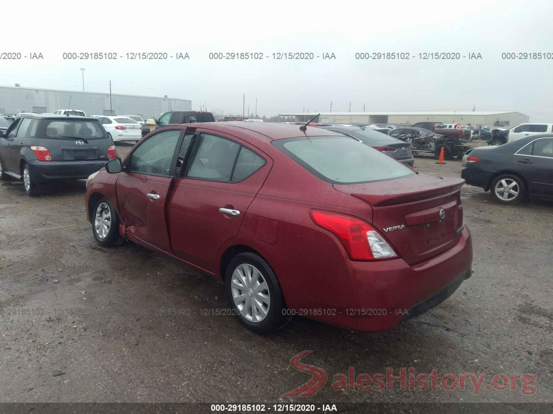 3N1CN7AP2GL829090 2016 NISSAN VERSA