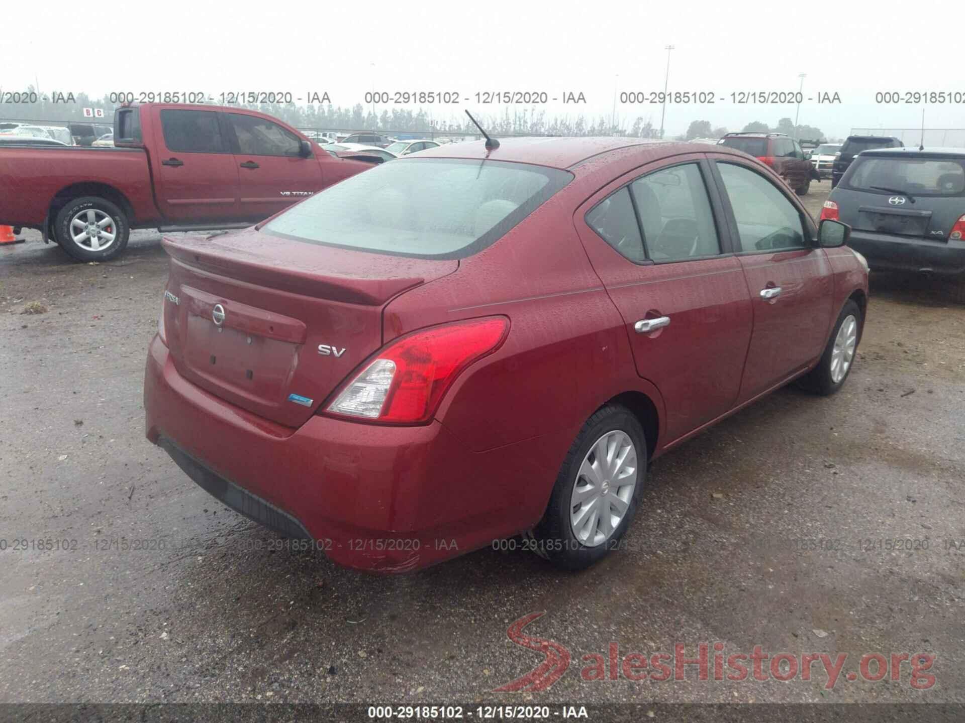 3N1CN7AP2GL829090 2016 NISSAN VERSA