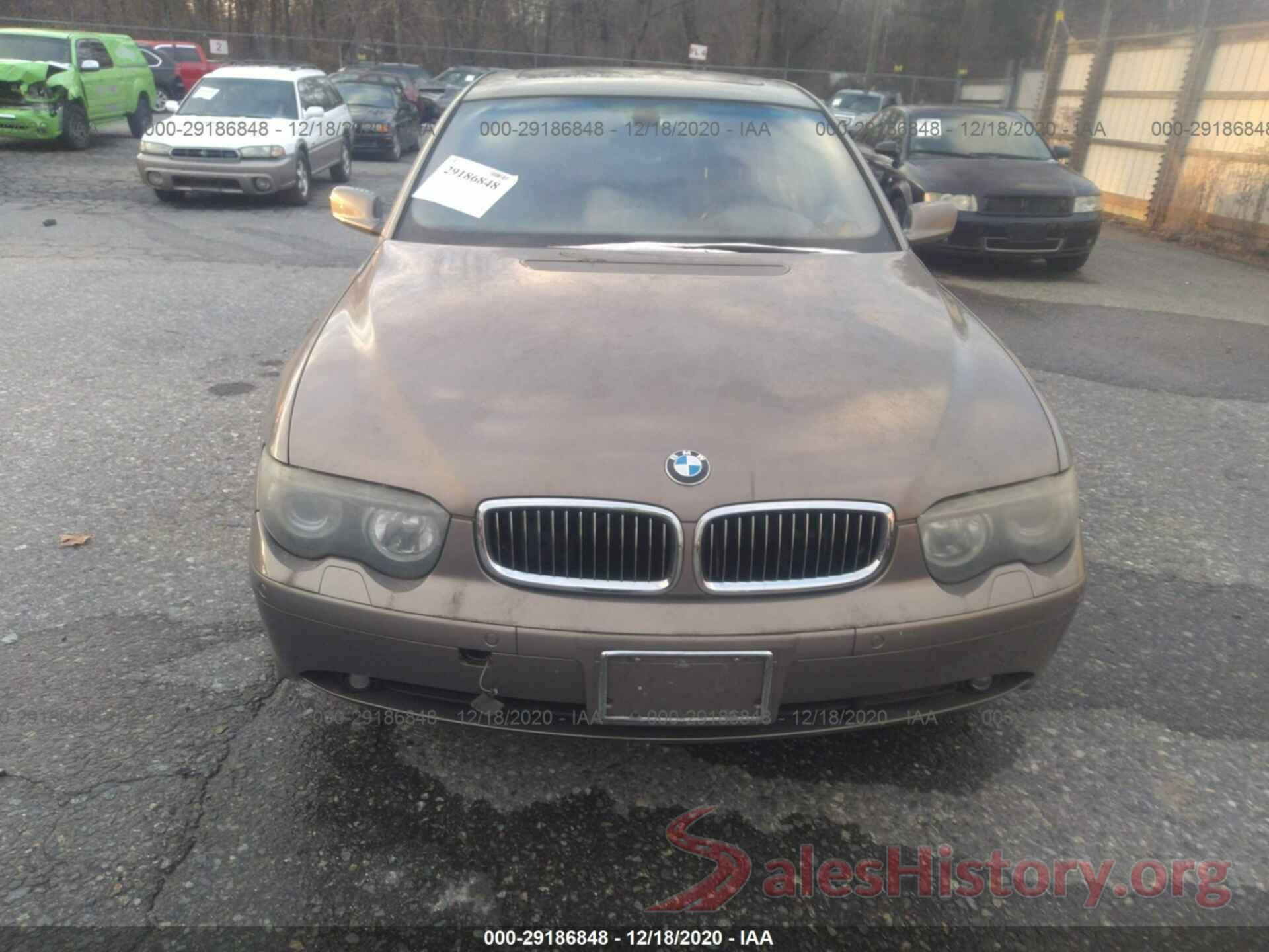 WBAGL63433DP64037 2003 BMW 7 SERIES