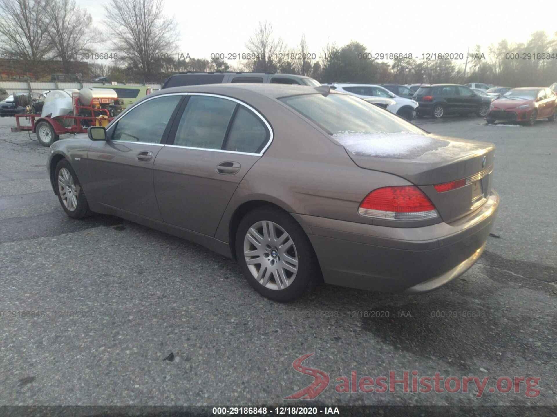 WBAGL63433DP64037 2003 BMW 7 SERIES