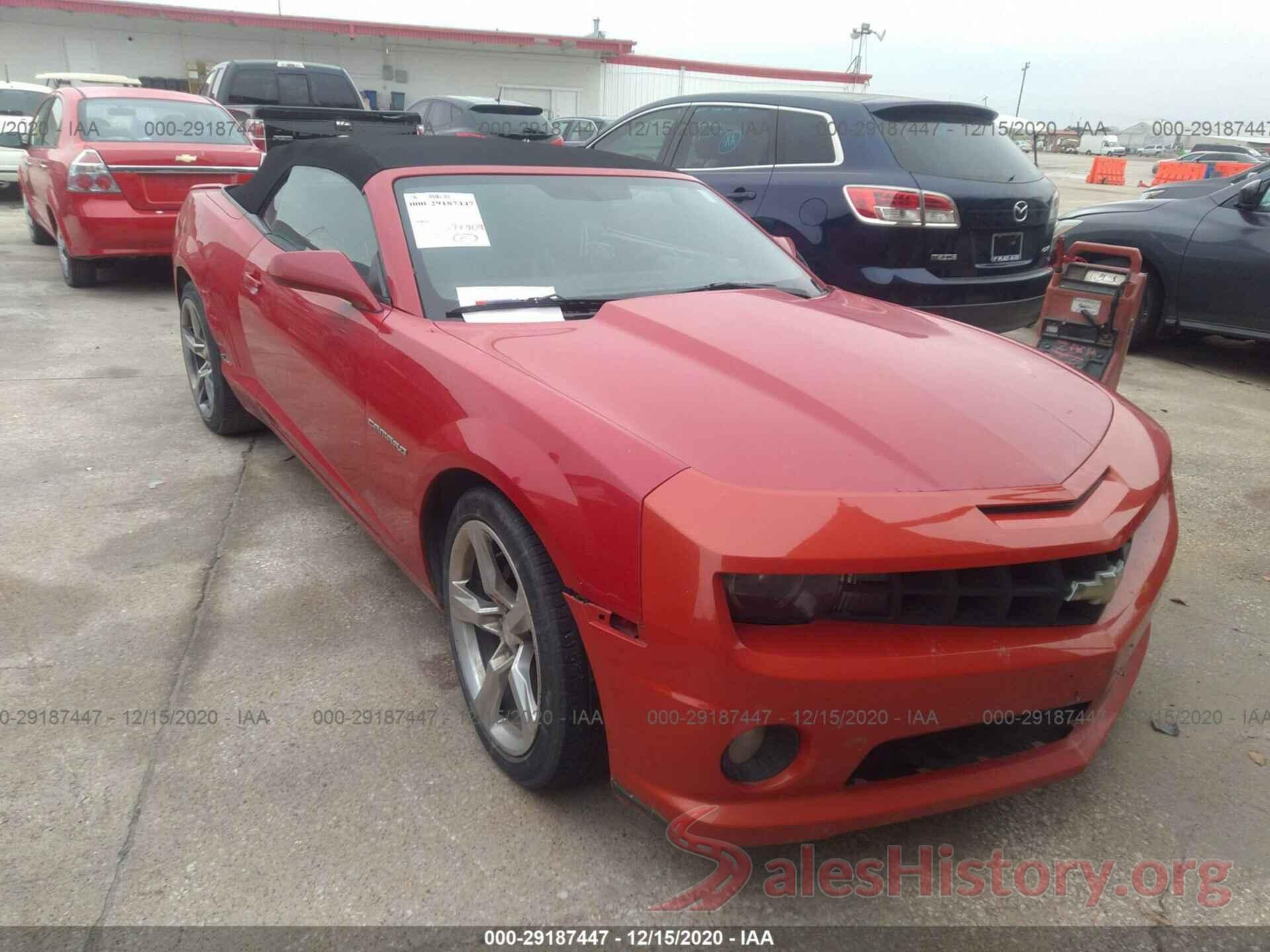 2G1FC3DD5B9210109 2011 CHEVROLET CAMARO