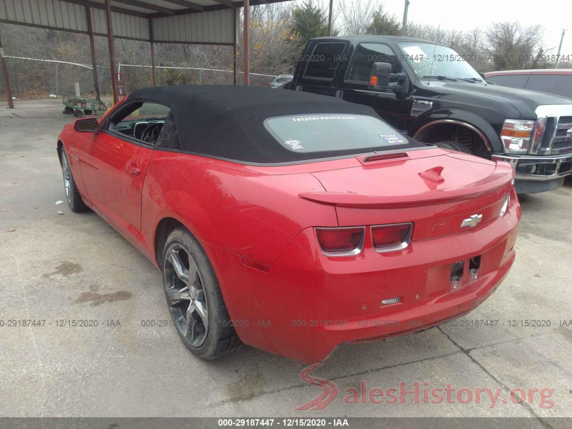 2G1FC3DD5B9210109 2011 CHEVROLET CAMARO