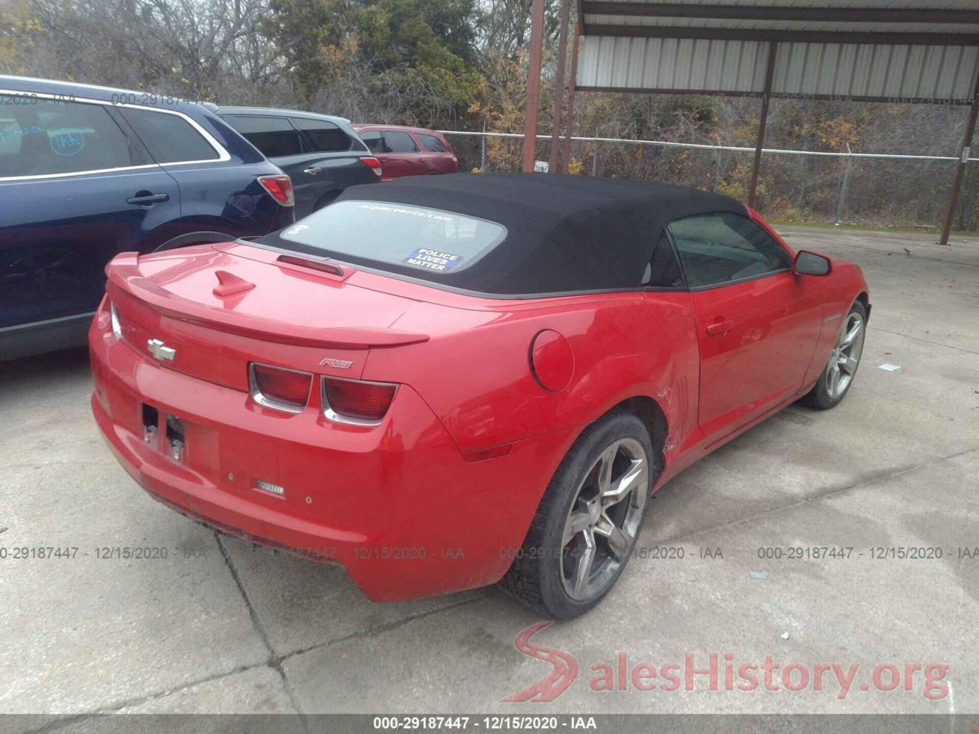 2G1FC3DD5B9210109 2011 CHEVROLET CAMARO