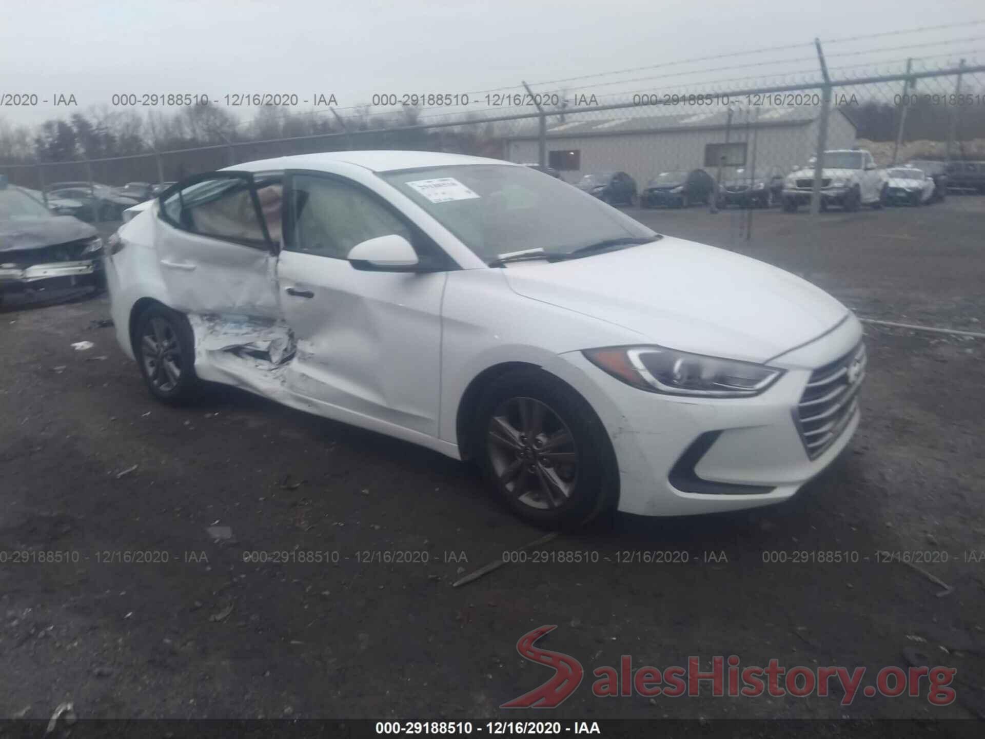 5NPD84LF0JH289581 2018 HYUNDAI ELANTRA