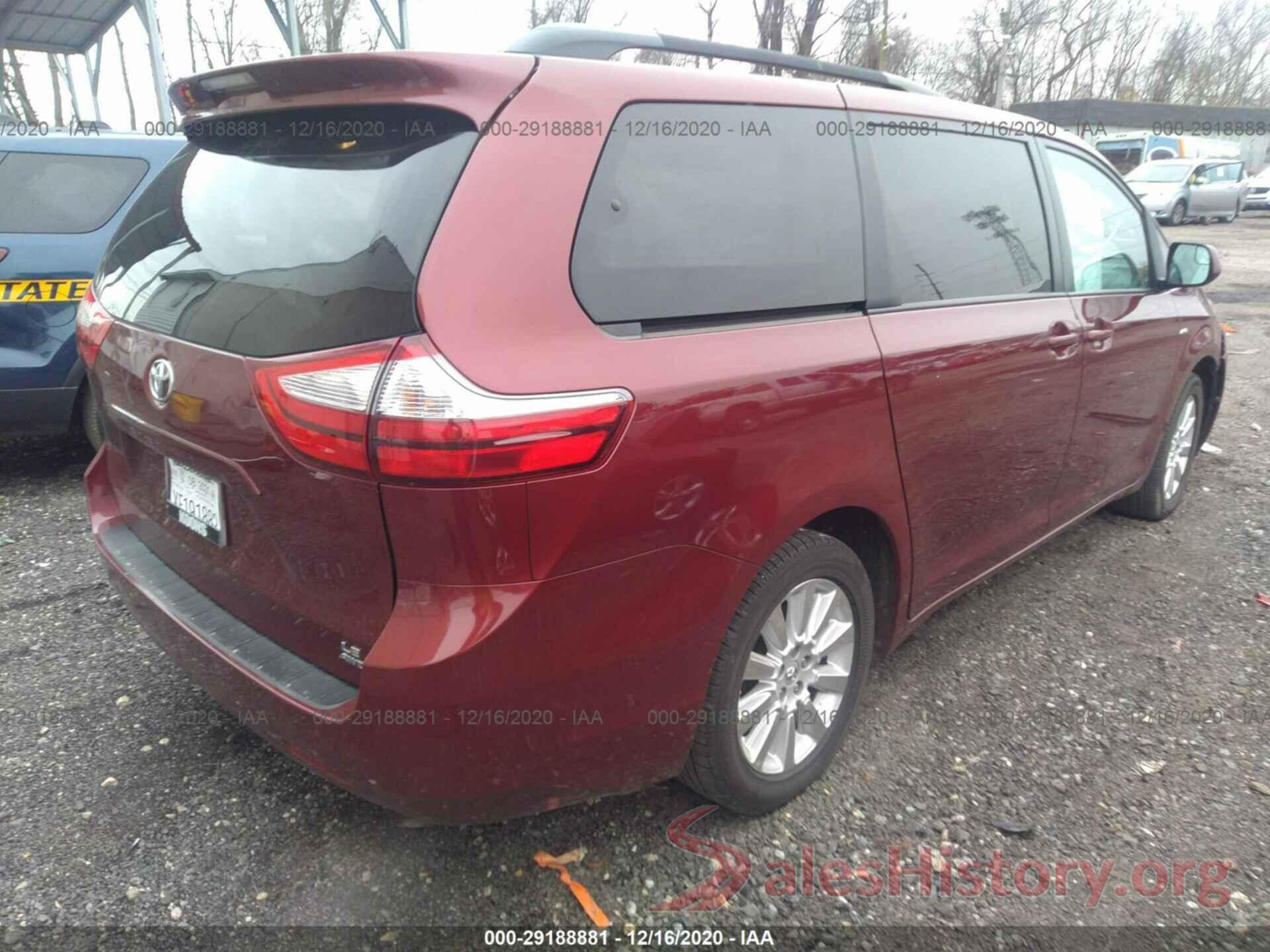 5TDJK3DC8GS134556 2016 TOYOTA SIENNA