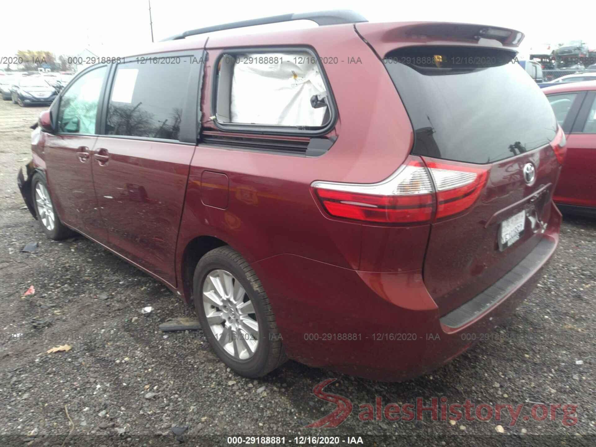 5TDJK3DC8GS134556 2016 TOYOTA SIENNA