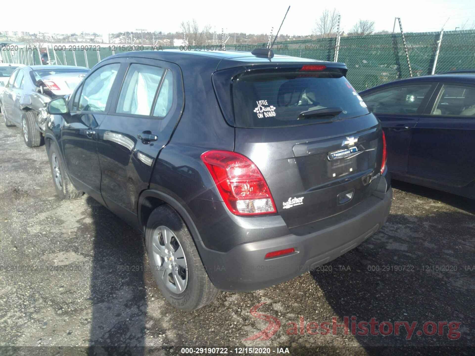 3GNCJKSB9GL239636 2016 CHEVROLET TRAX