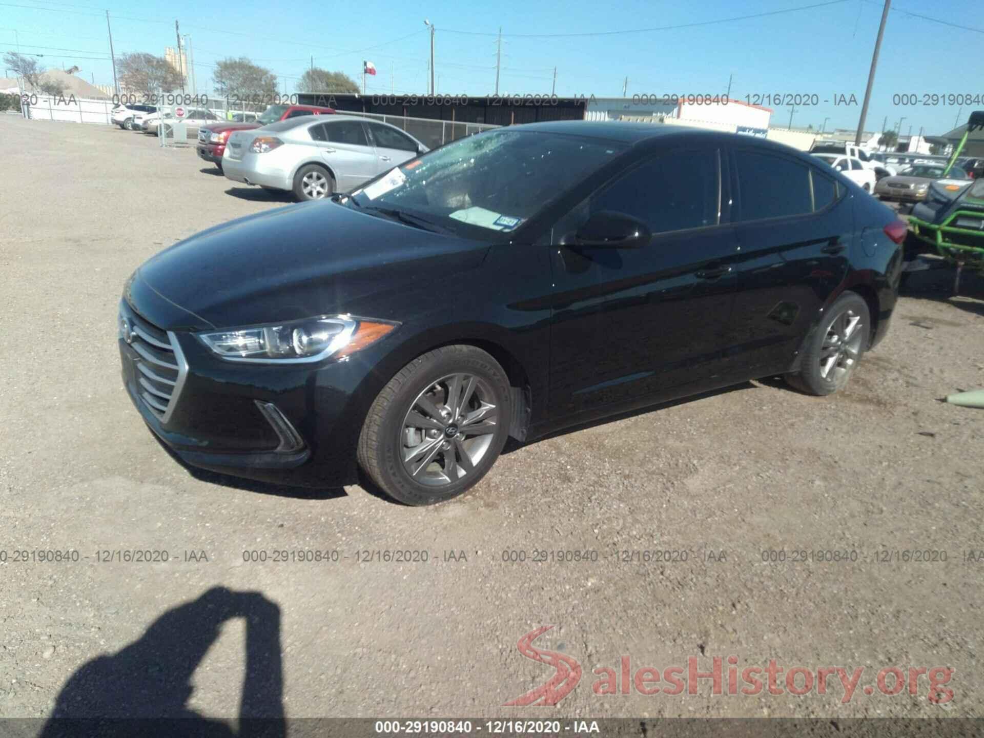 5NPD84LF7JH284135 2018 HYUNDAI ELANTRA