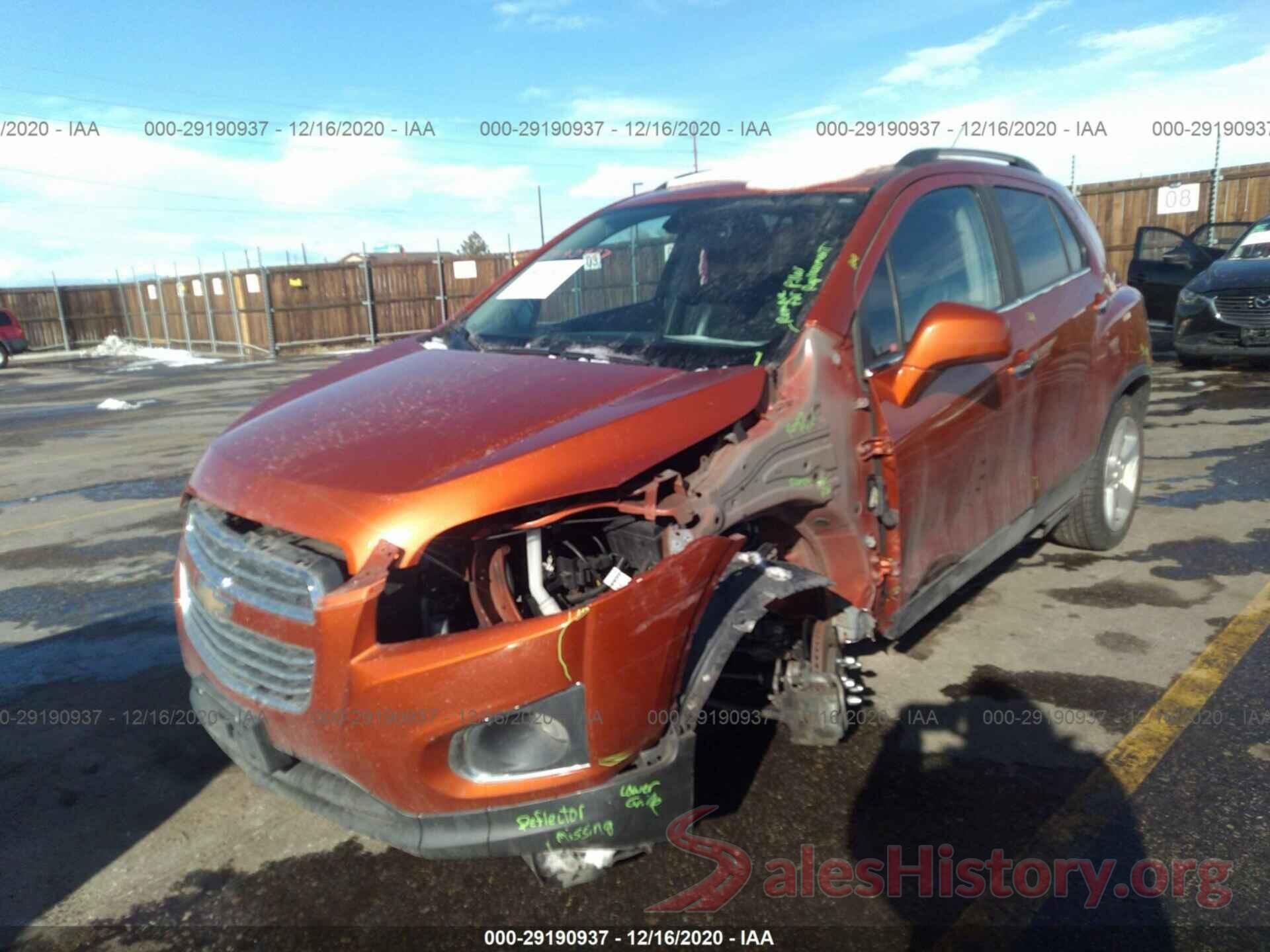 KL7CJRSB1GB724644 2016 CHEVROLET TRAX