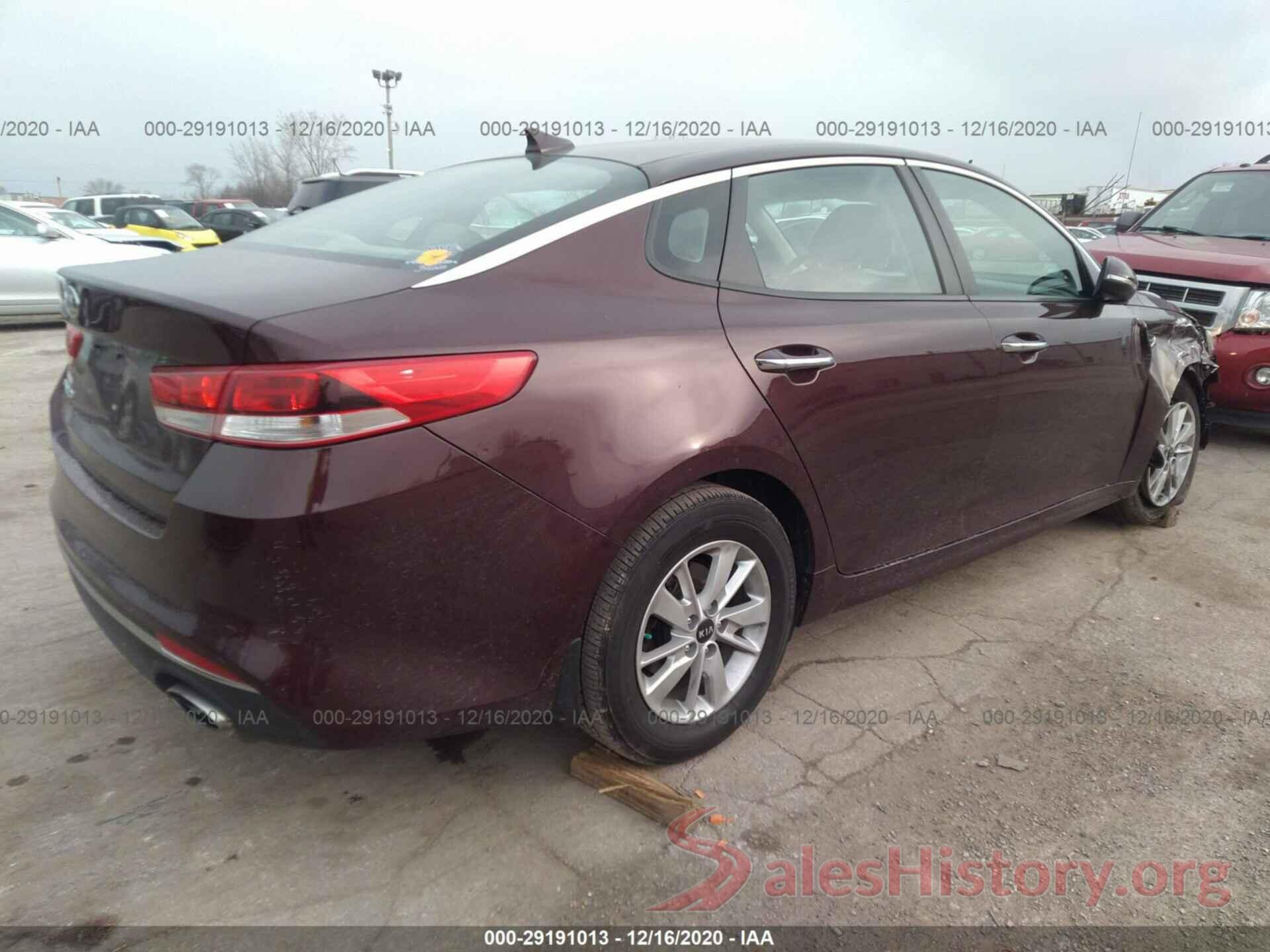 5XXGT4L36GG101281 2016 KIA OPTIMA