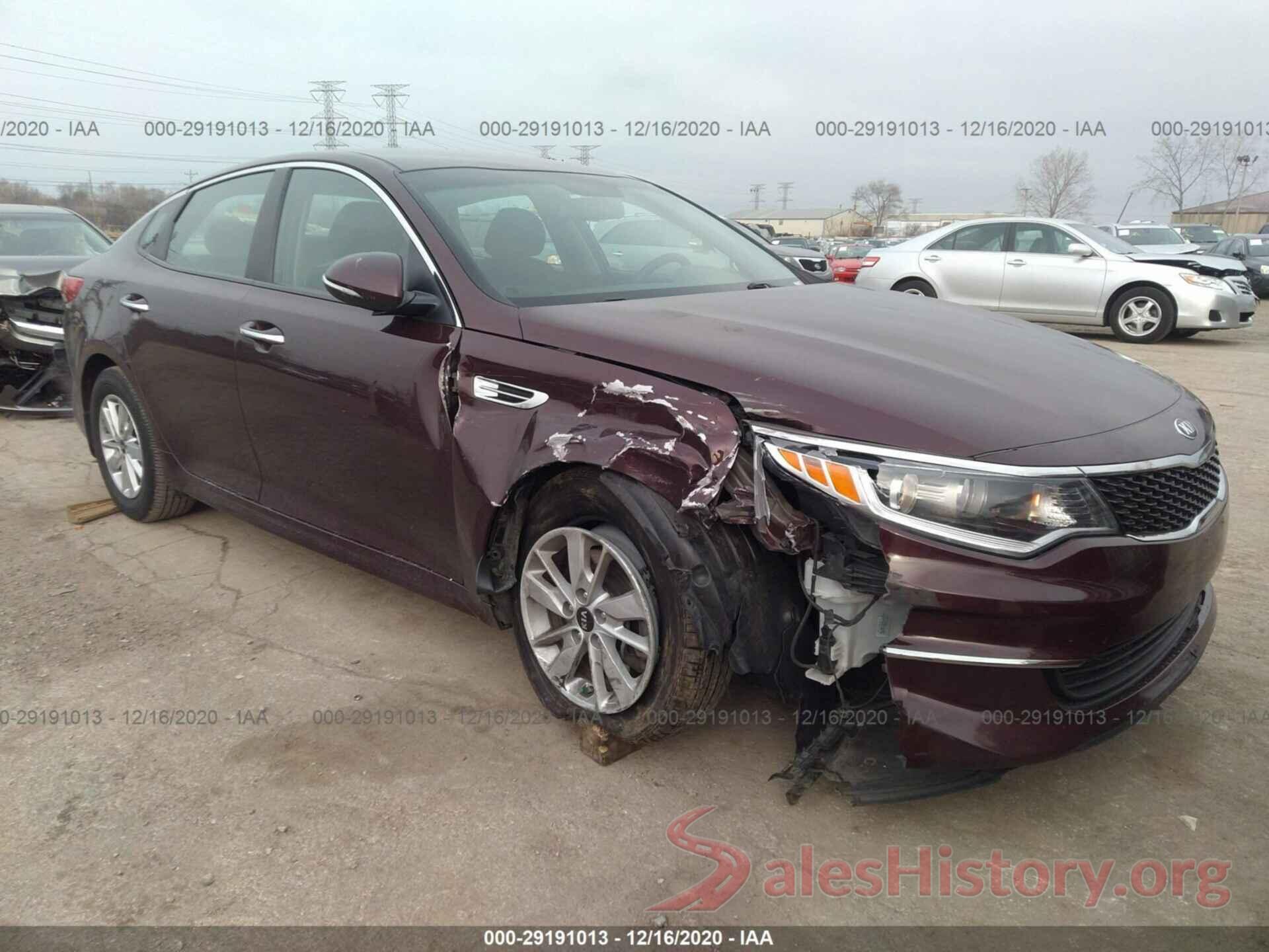 5XXGT4L36GG101281 2016 KIA OPTIMA