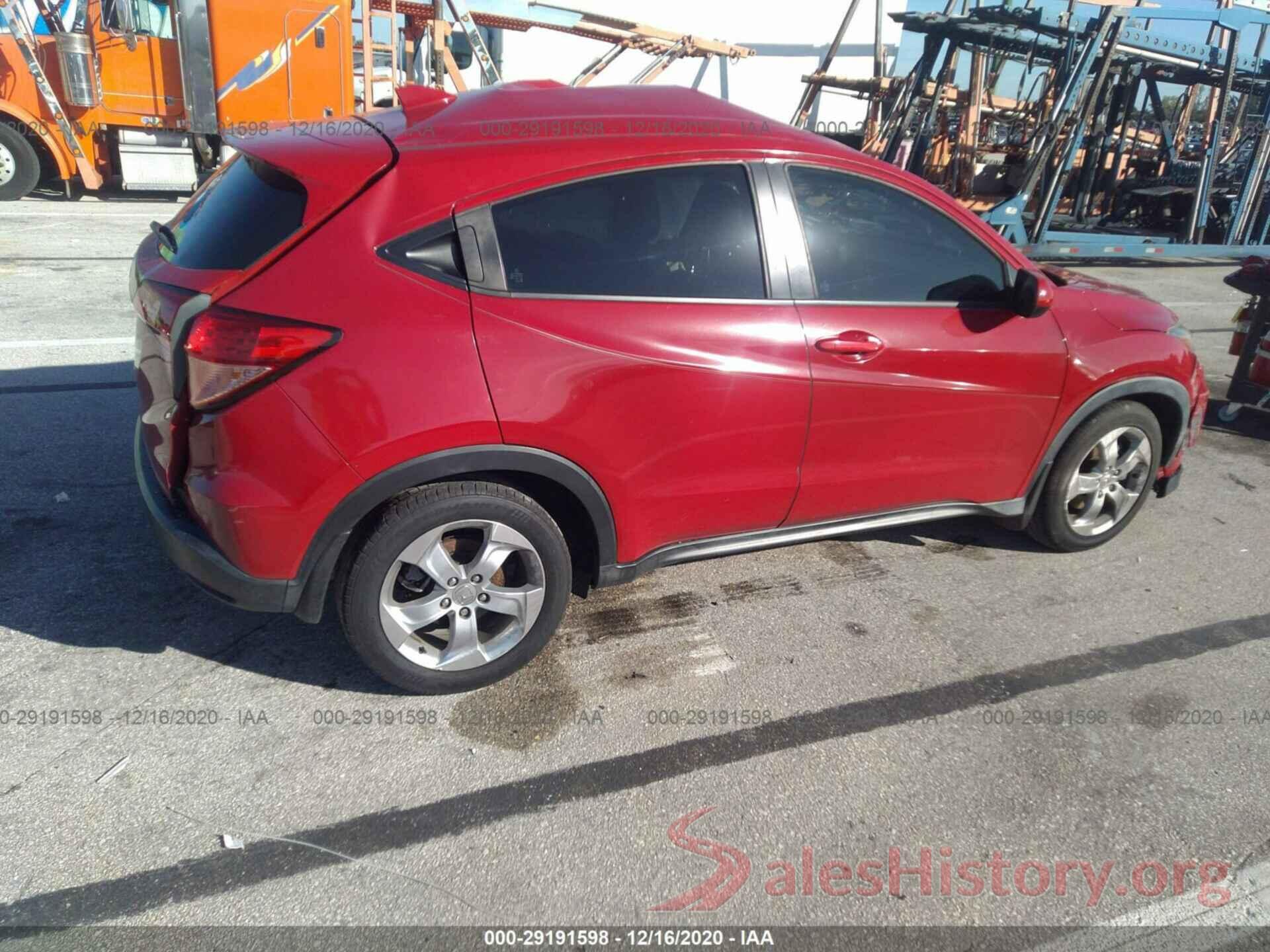 3CZRU5H35GM730804 2016 HONDA HR-V