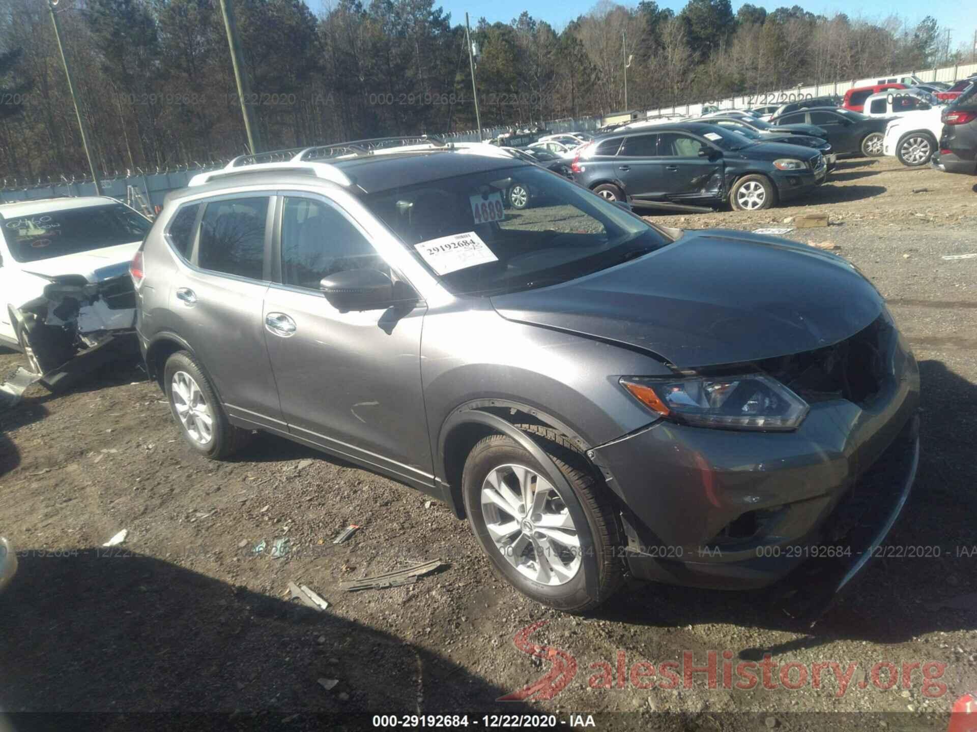 KNMAT2MT4GP638135 2016 NISSAN ROGUE