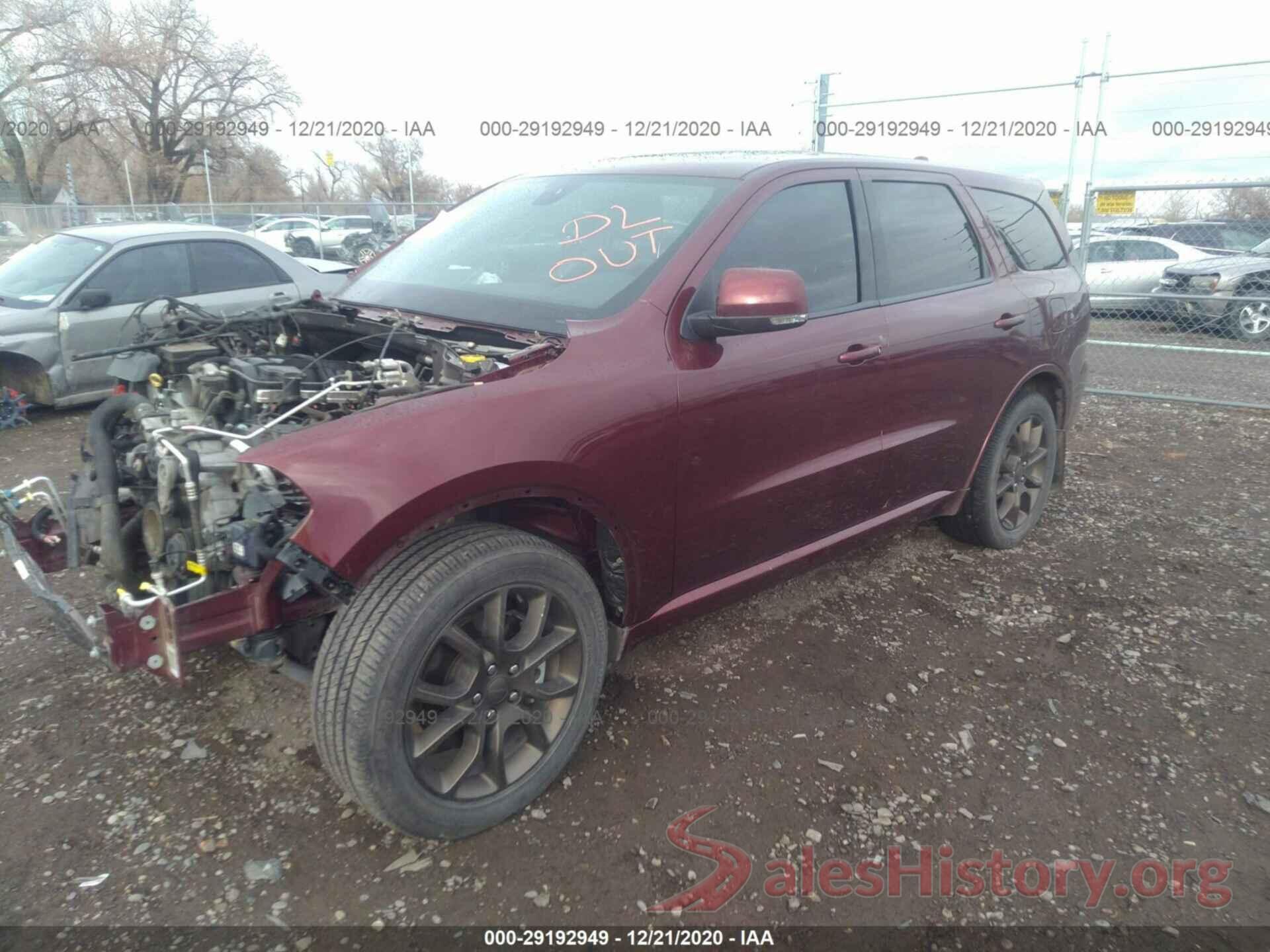 1C4SDJCT9JC490673 2018 DODGE DURANGO