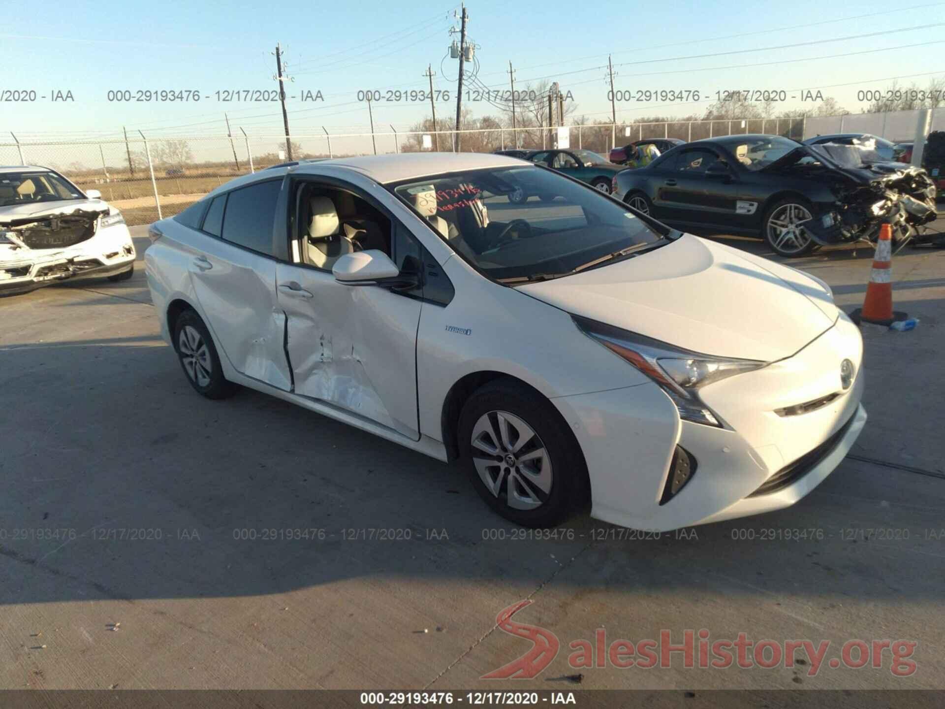 JTDKBRFU8J3062750 2018 TOYOTA PRIUS