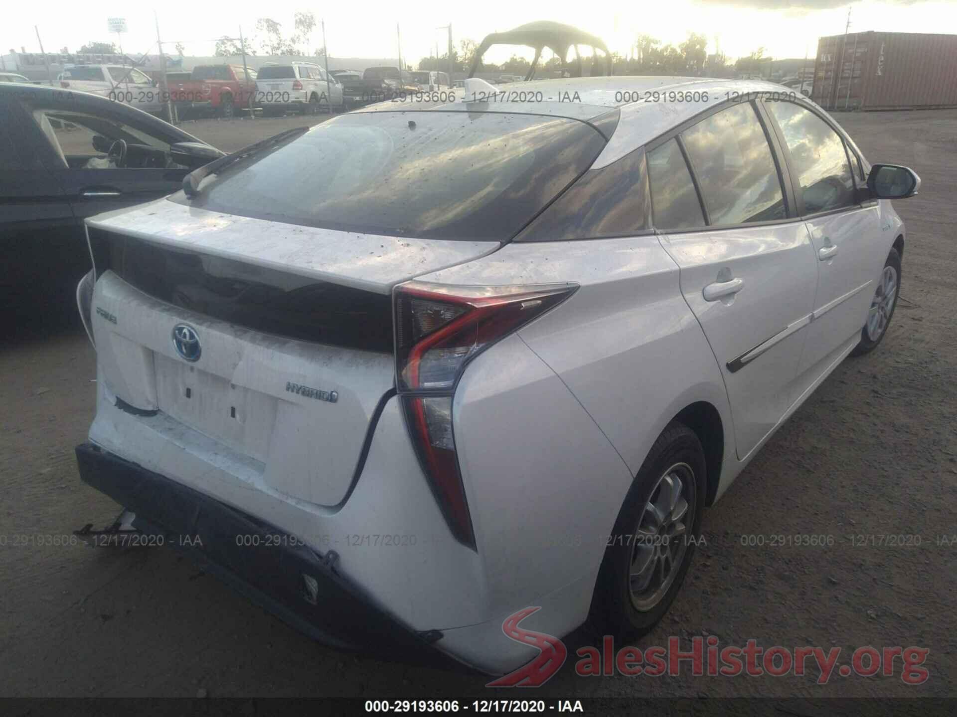 JTDKBRFU8H3027703 2017 TOYOTA PRIUS