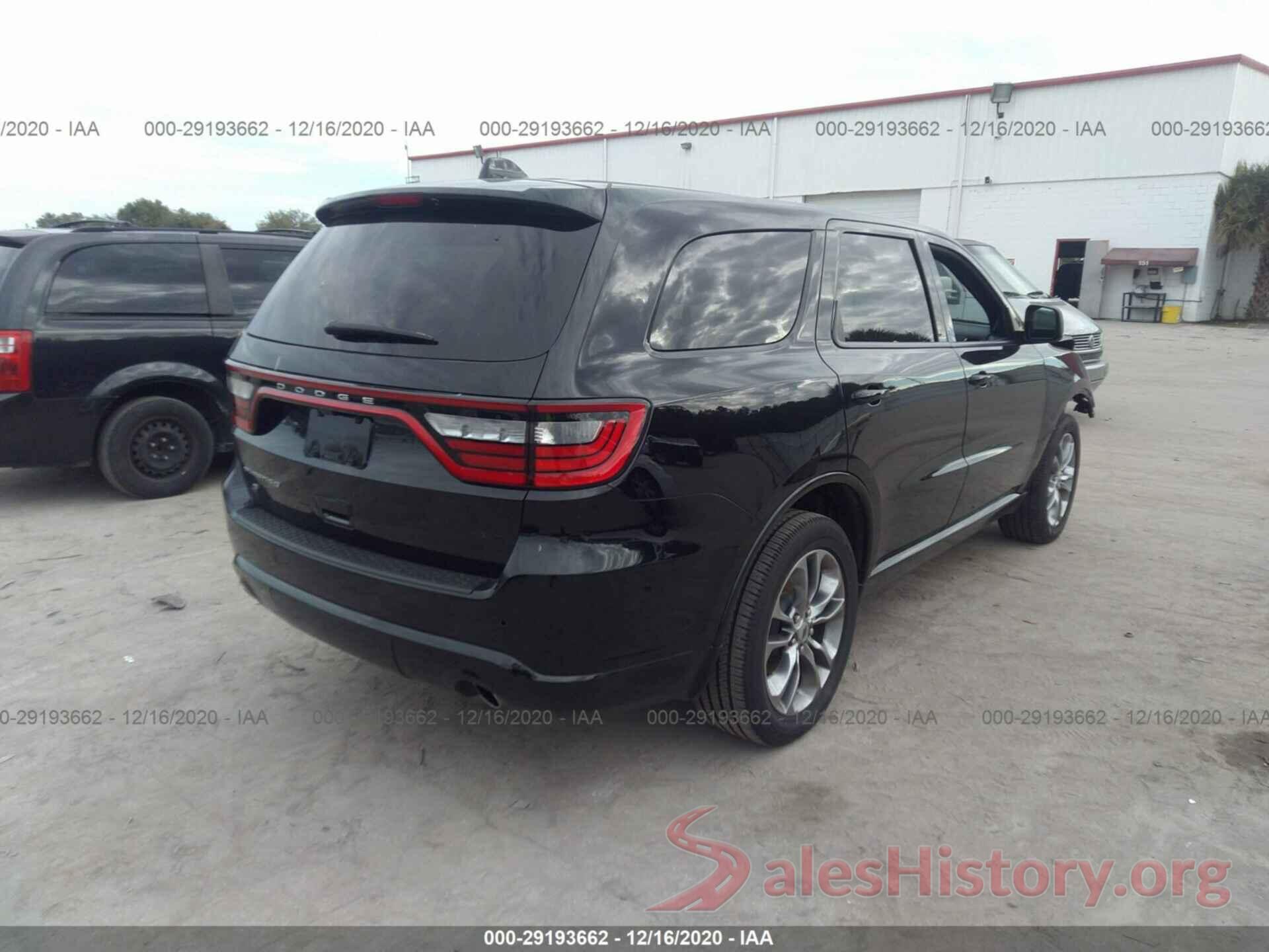 1C4RDJDGXLC260384 2020 DODGE DURANGO