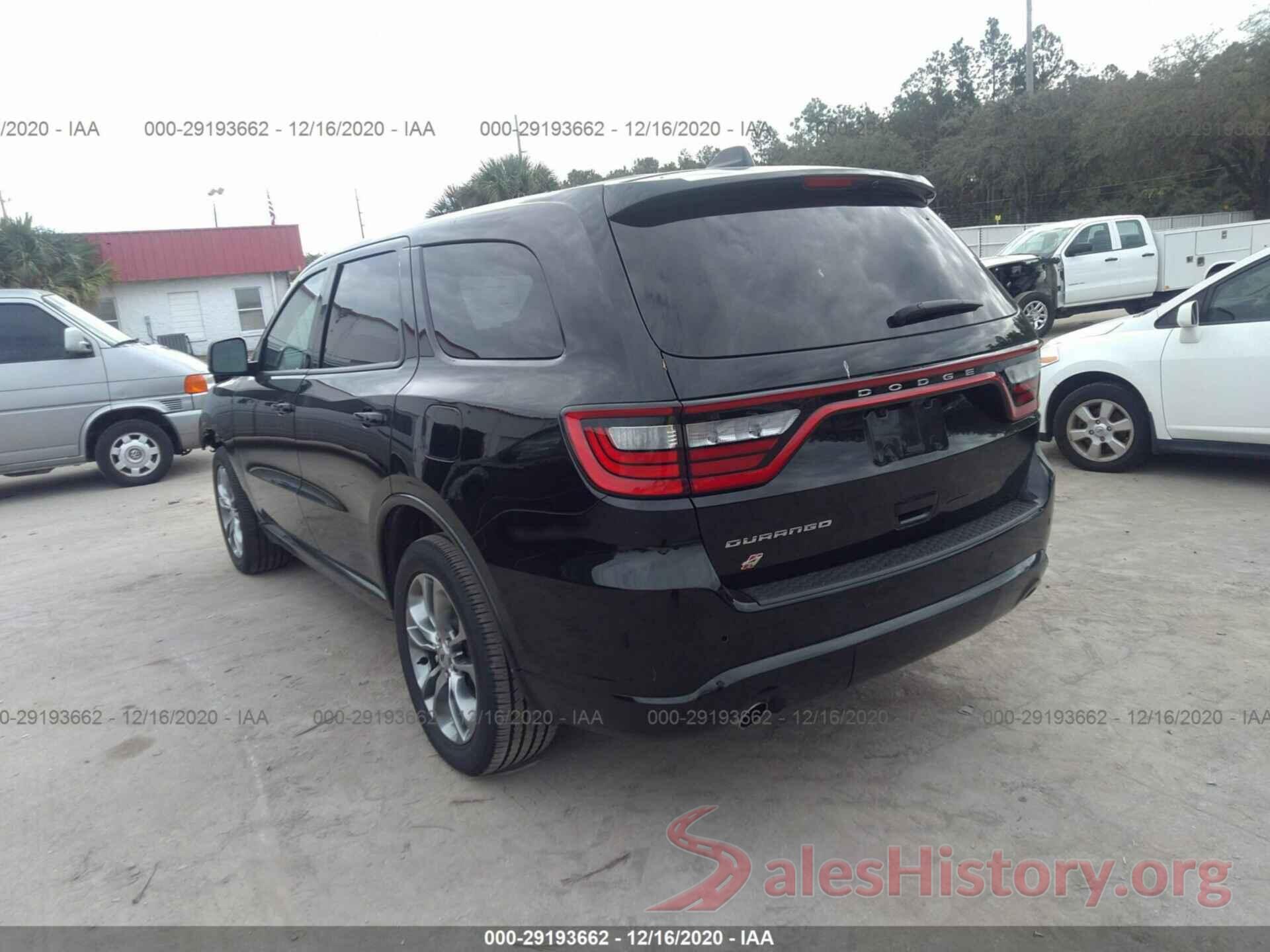 1C4RDJDGXLC260384 2020 DODGE DURANGO