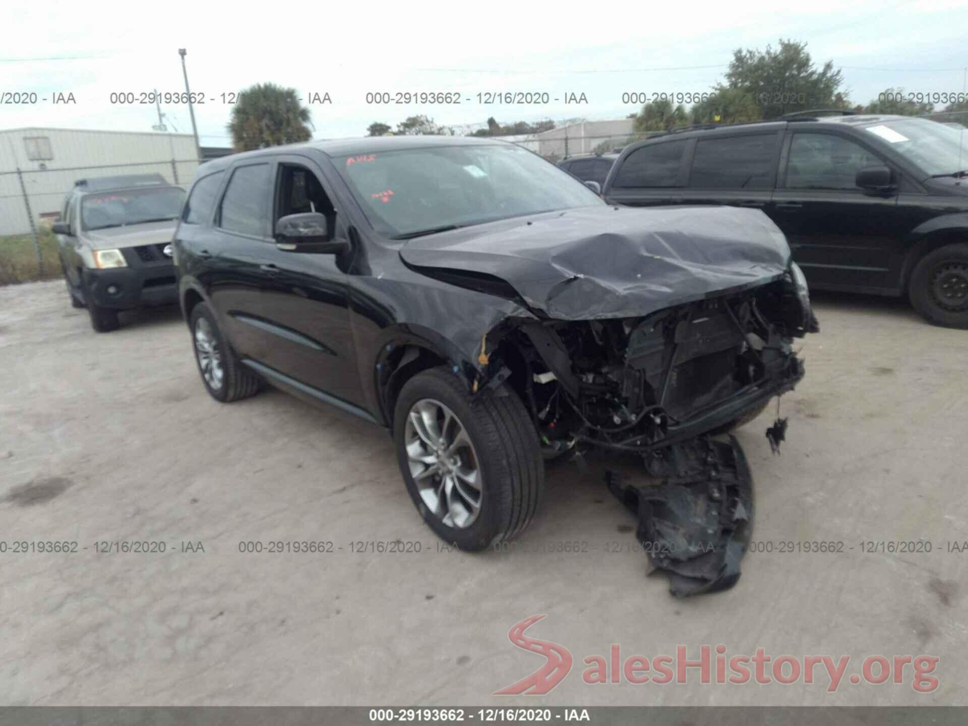 1C4RDJDGXLC260384 2020 DODGE DURANGO