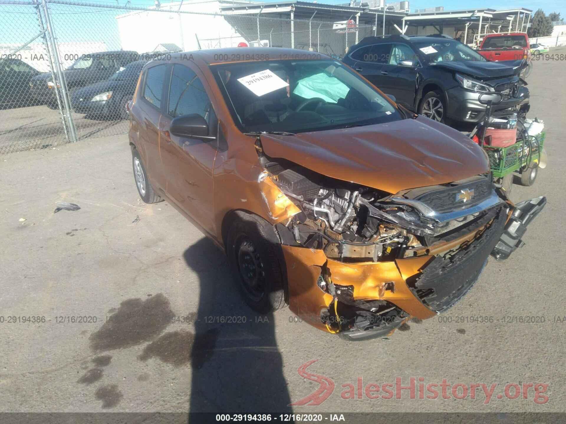 KL8CB6SA0LC430333 2020 CHEVROLET SPARK