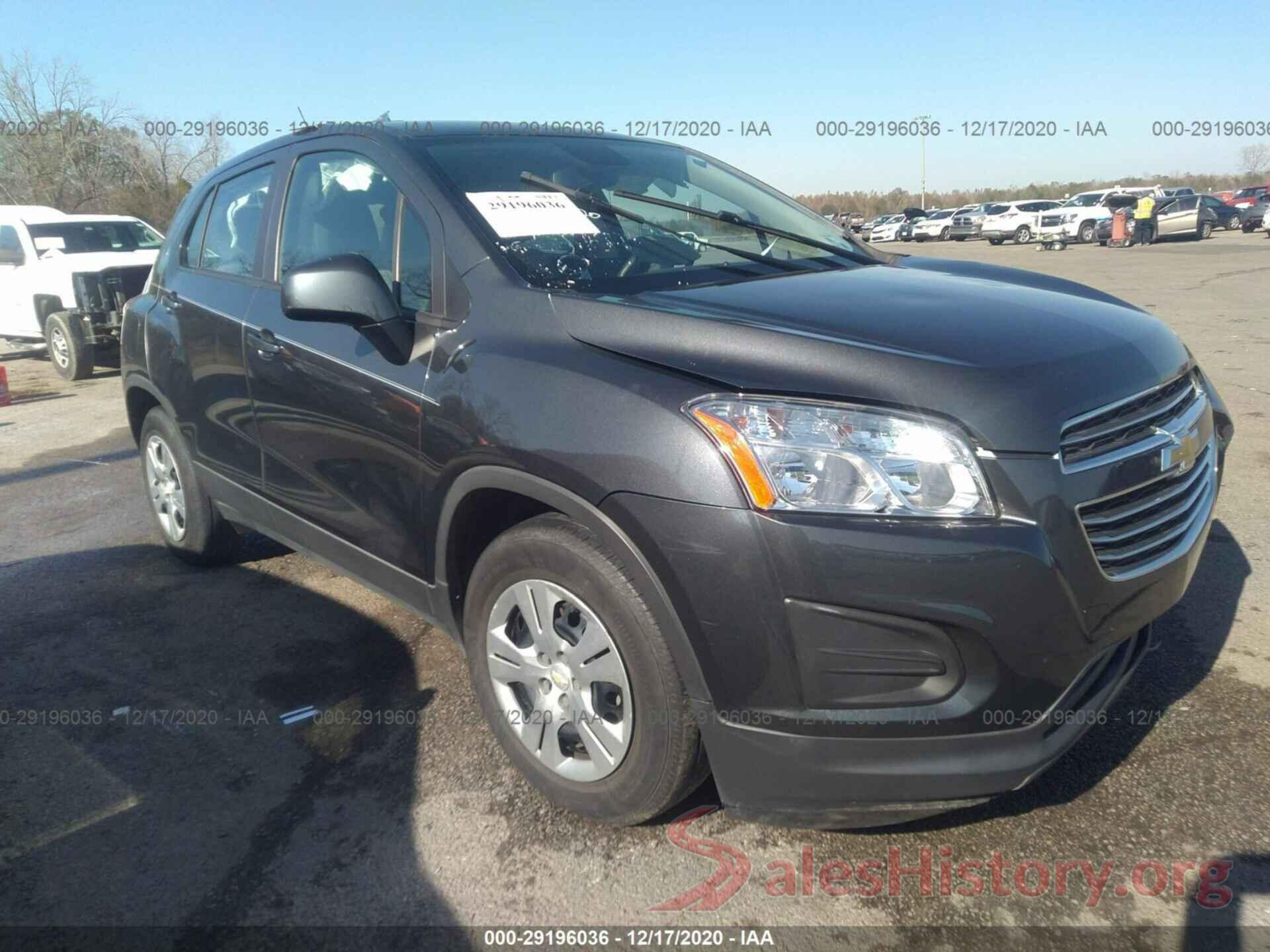 3GNCJKSB1GL254647 2016 CHEVROLET TRAX