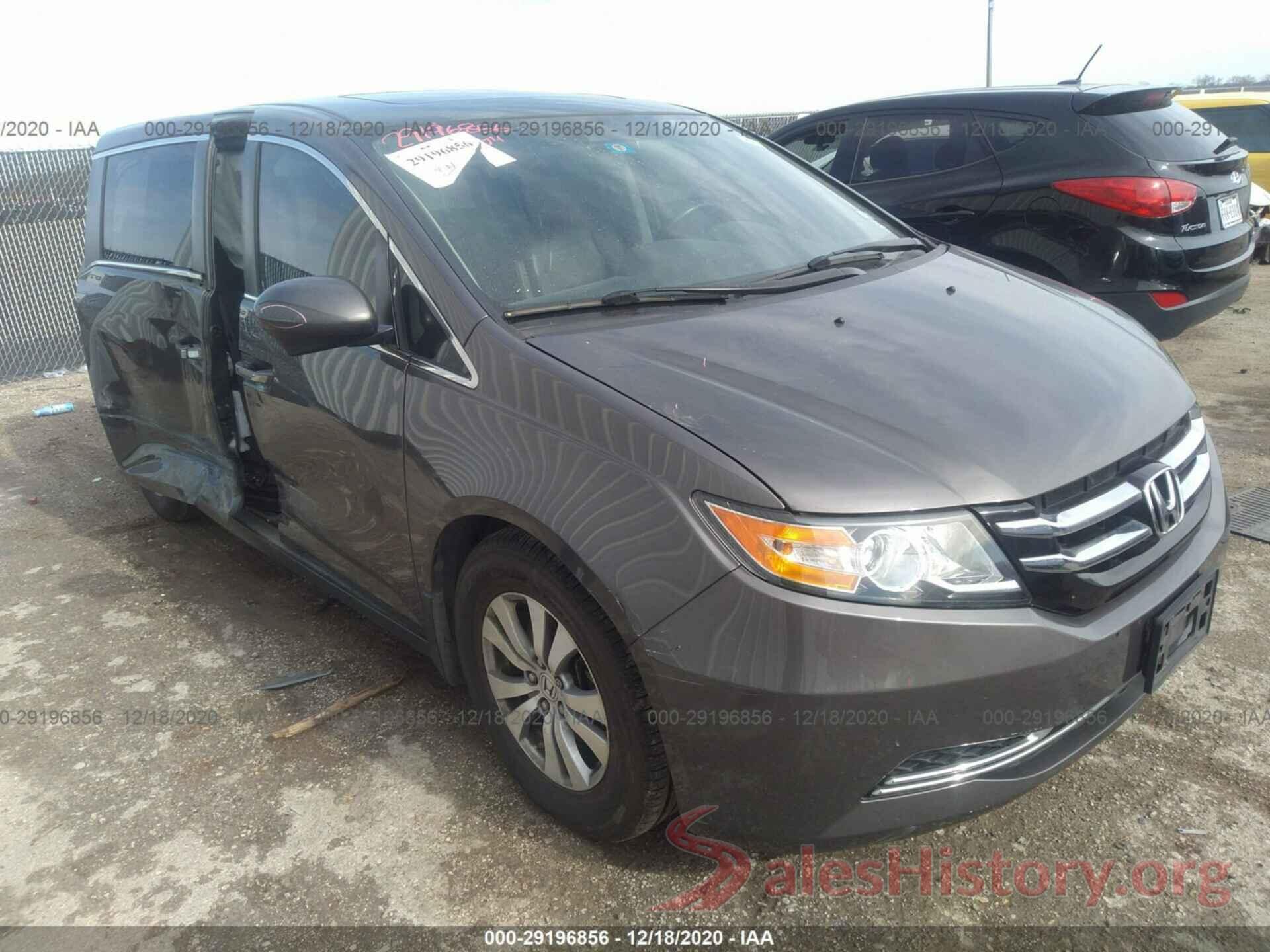 5FNRL5H68GB022442 2016 HONDA ODYSSEY