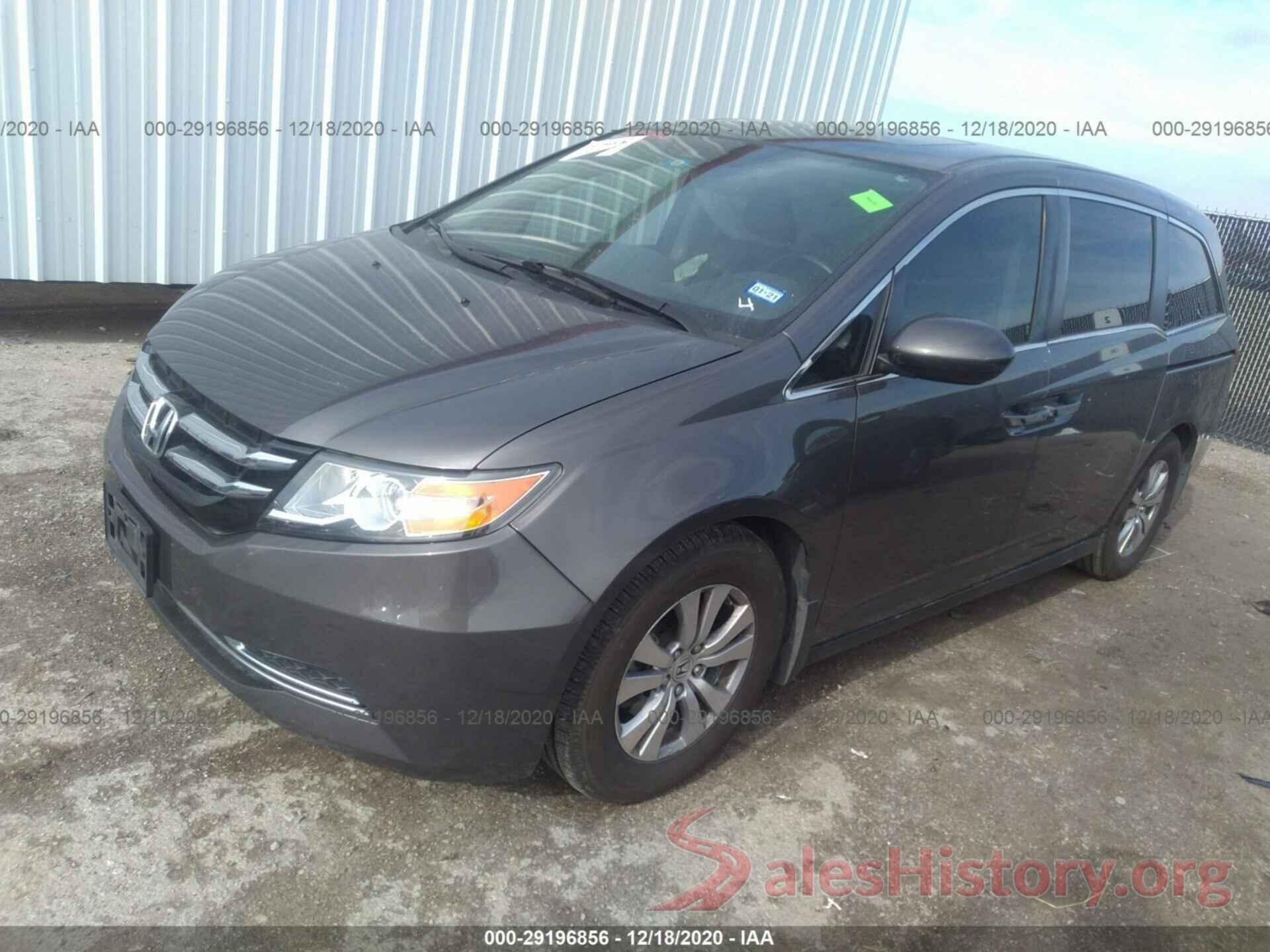 5FNRL5H68GB022442 2016 HONDA ODYSSEY