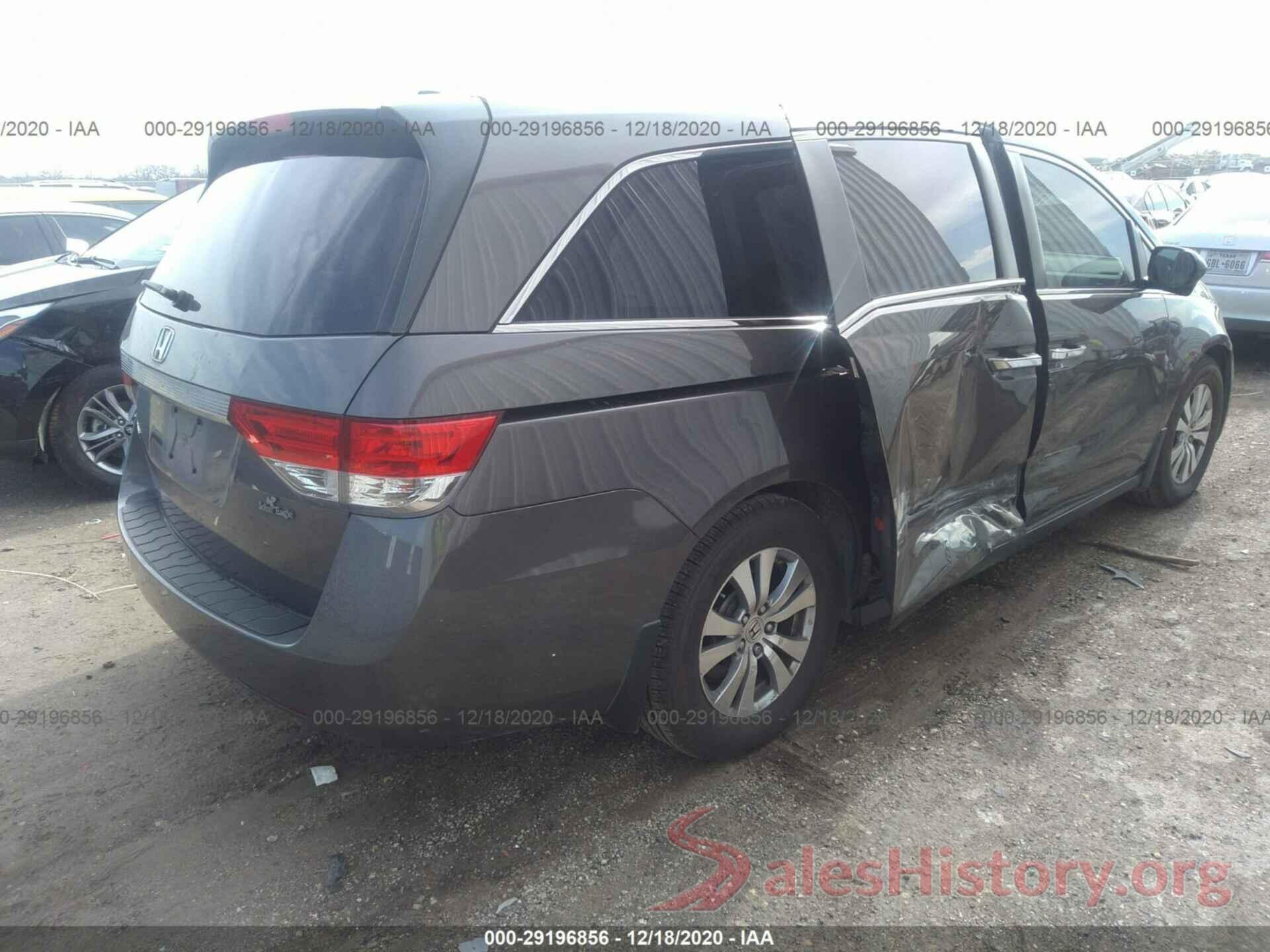 5FNRL5H68GB022442 2016 HONDA ODYSSEY