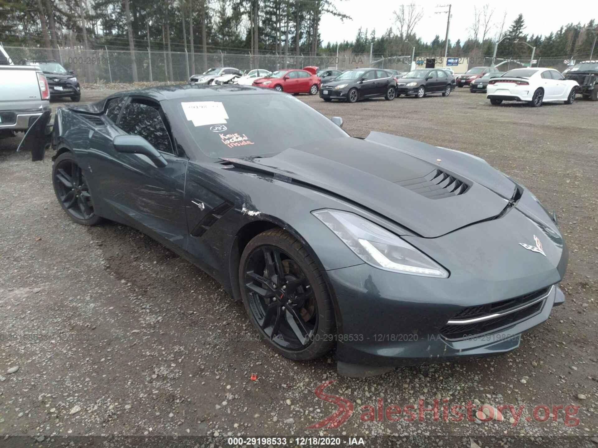 1G1YB2D74K5123735 2019 CHEVROLET CORVETTE