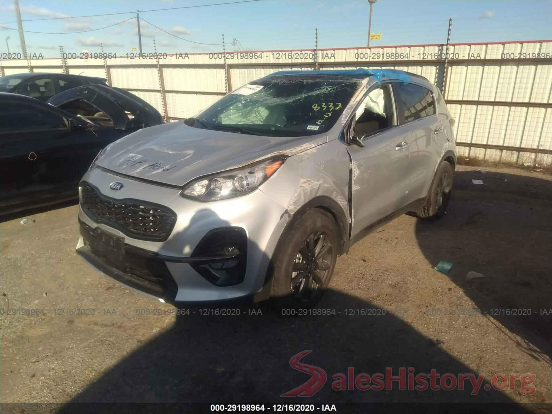 KNDP63AC4L7718332 2020 KIA SPORTAGE