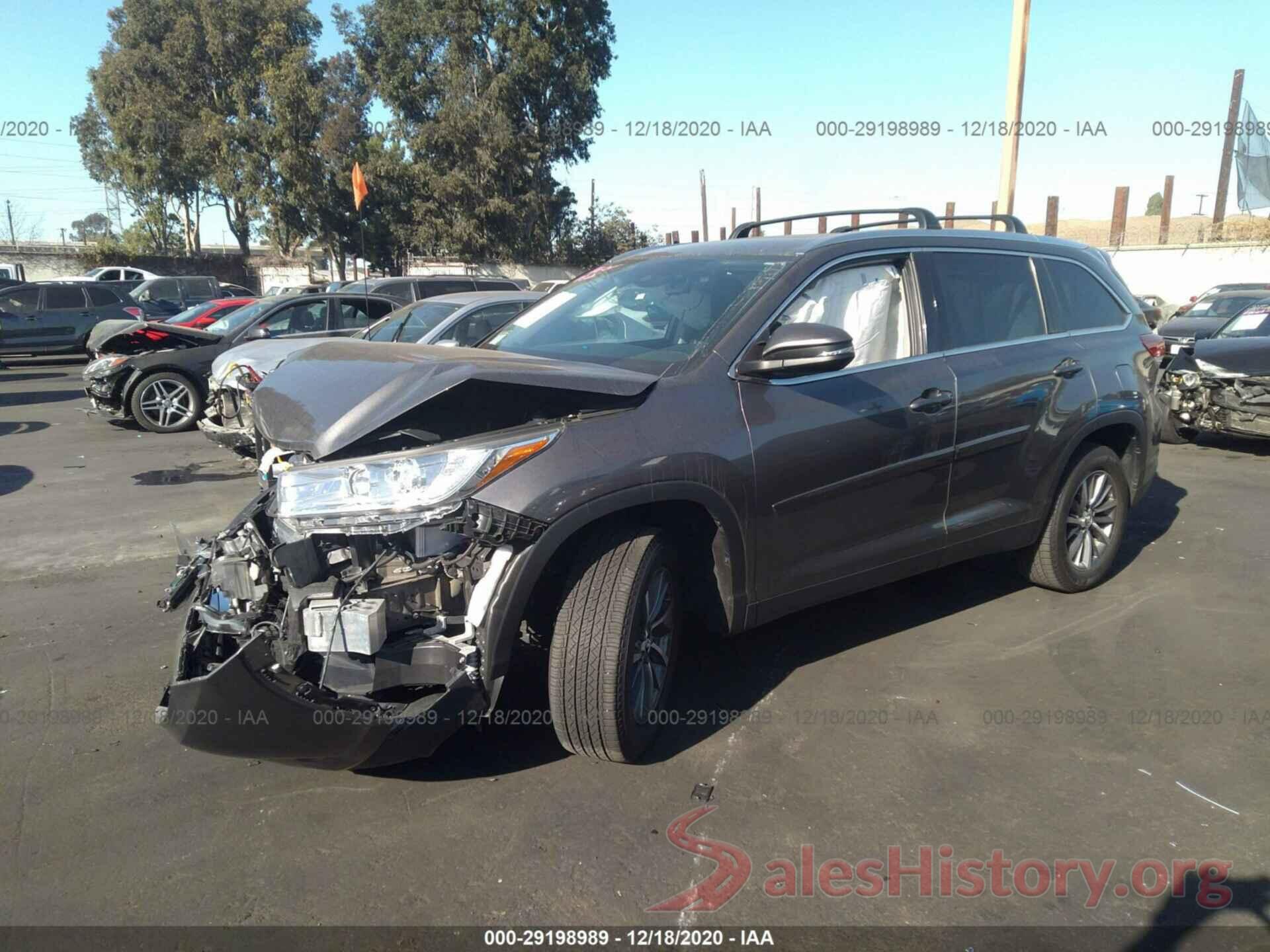 5TDKZRFH8KS327228 2019 TOYOTA HIGHLANDER