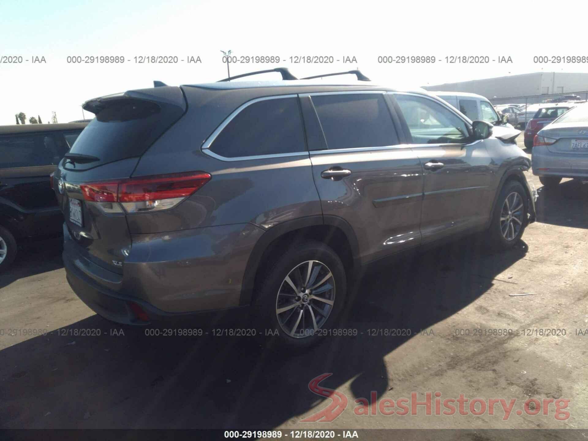 5TDKZRFH8KS327228 2019 TOYOTA HIGHLANDER