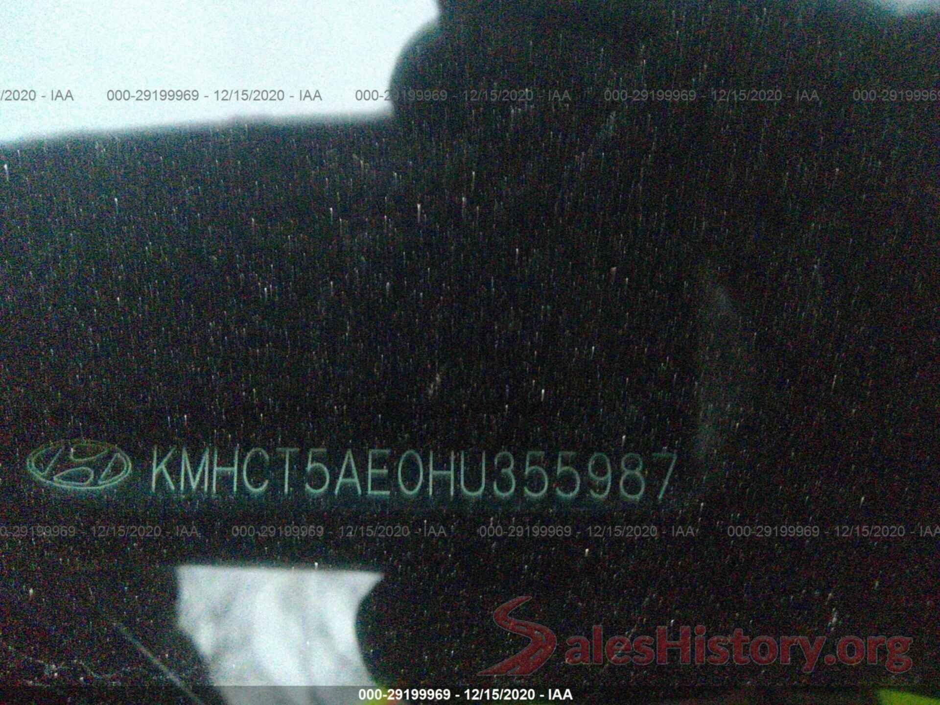 KMHCT5AE0HU355987 2017 HYUNDAI ACCENT