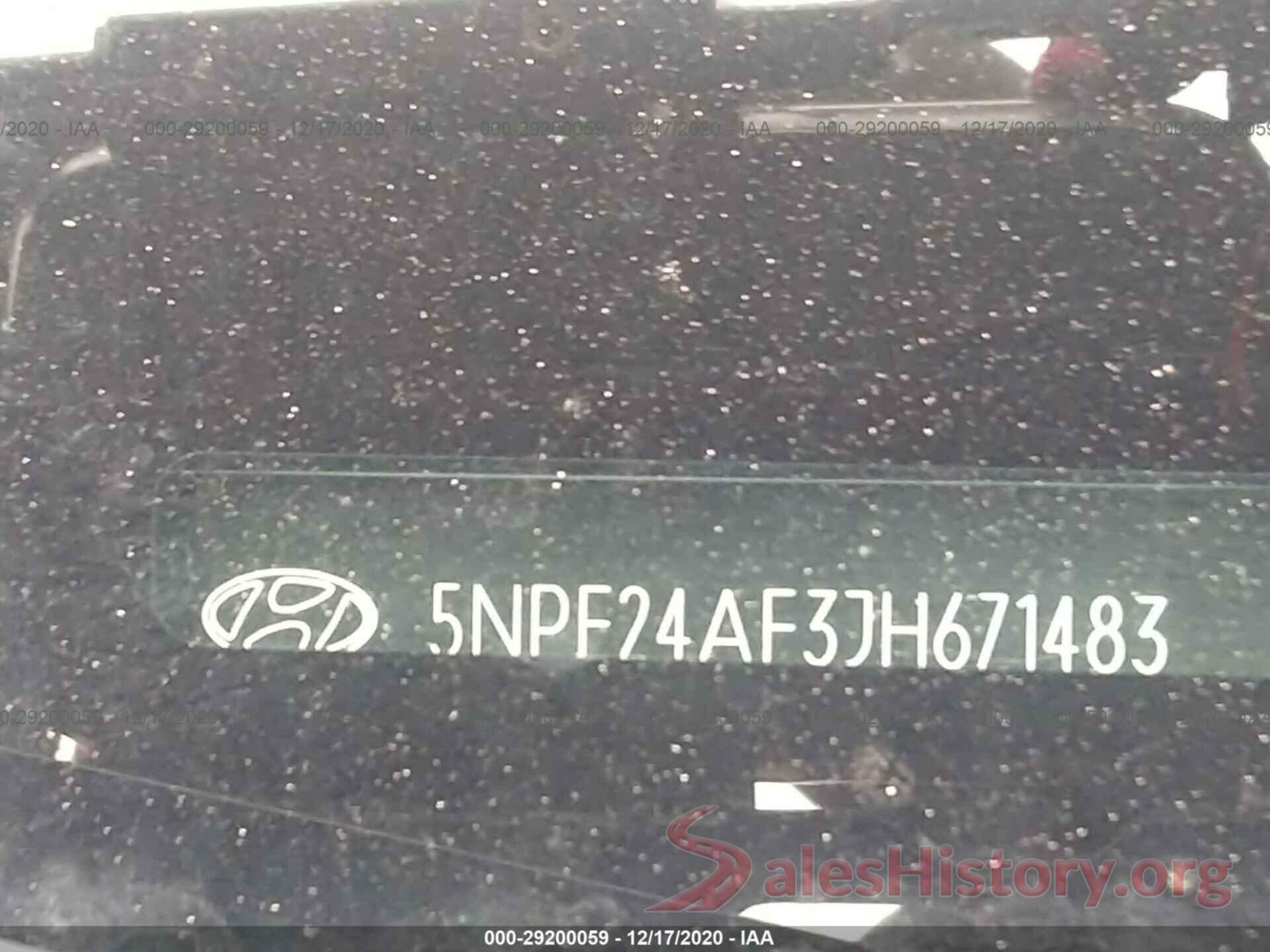 5NPE24AF3JH671483 2018 HYUNDAI SONATA