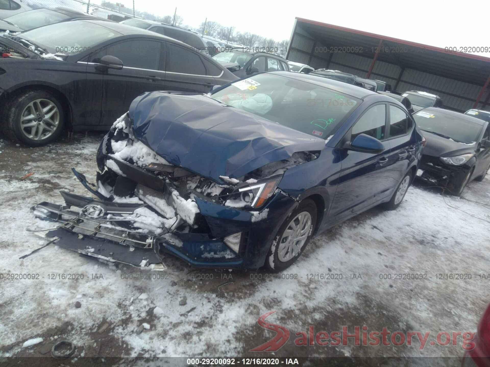 5NPD74LF0KH490501 2019 HYUNDAI ELANTRA