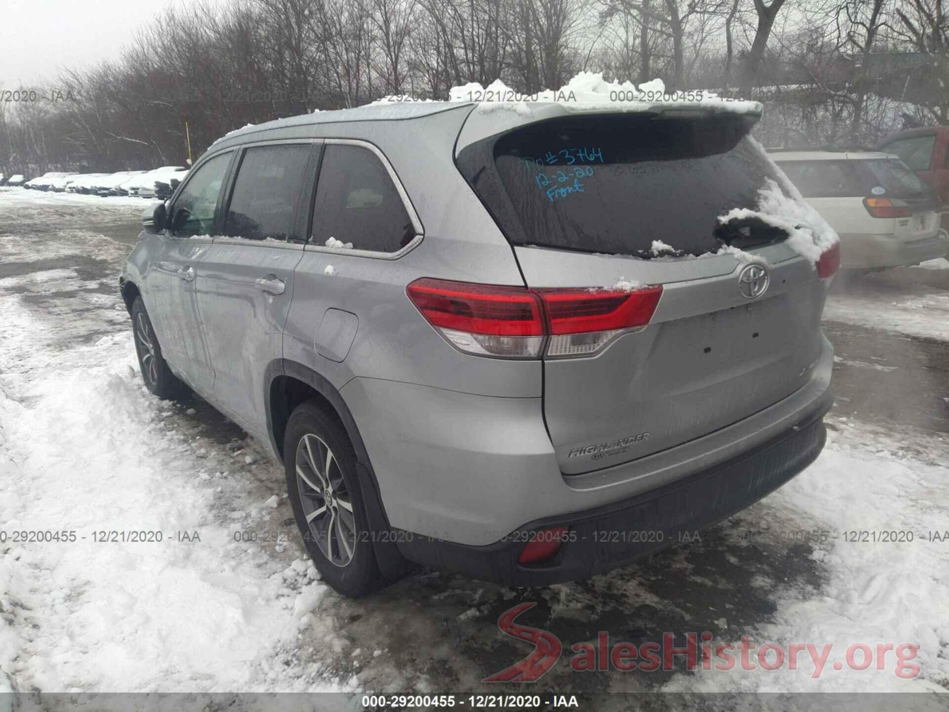 5TDJZRFH6HS401248 2017 TOYOTA HIGHLANDER