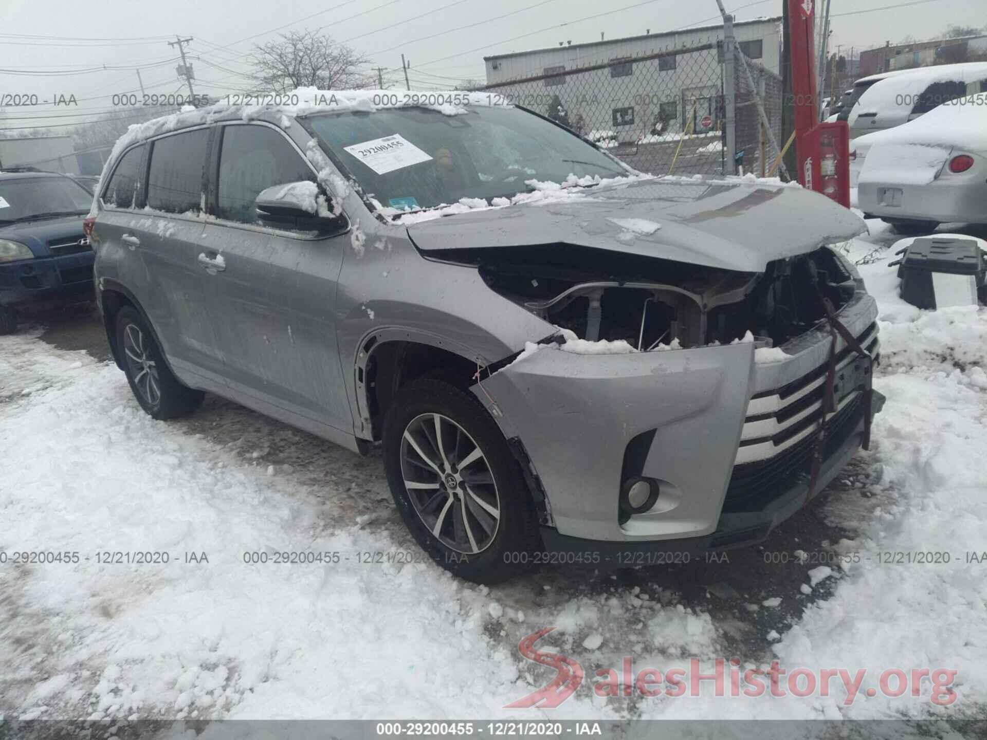 5TDJZRFH6HS401248 2017 TOYOTA HIGHLANDER