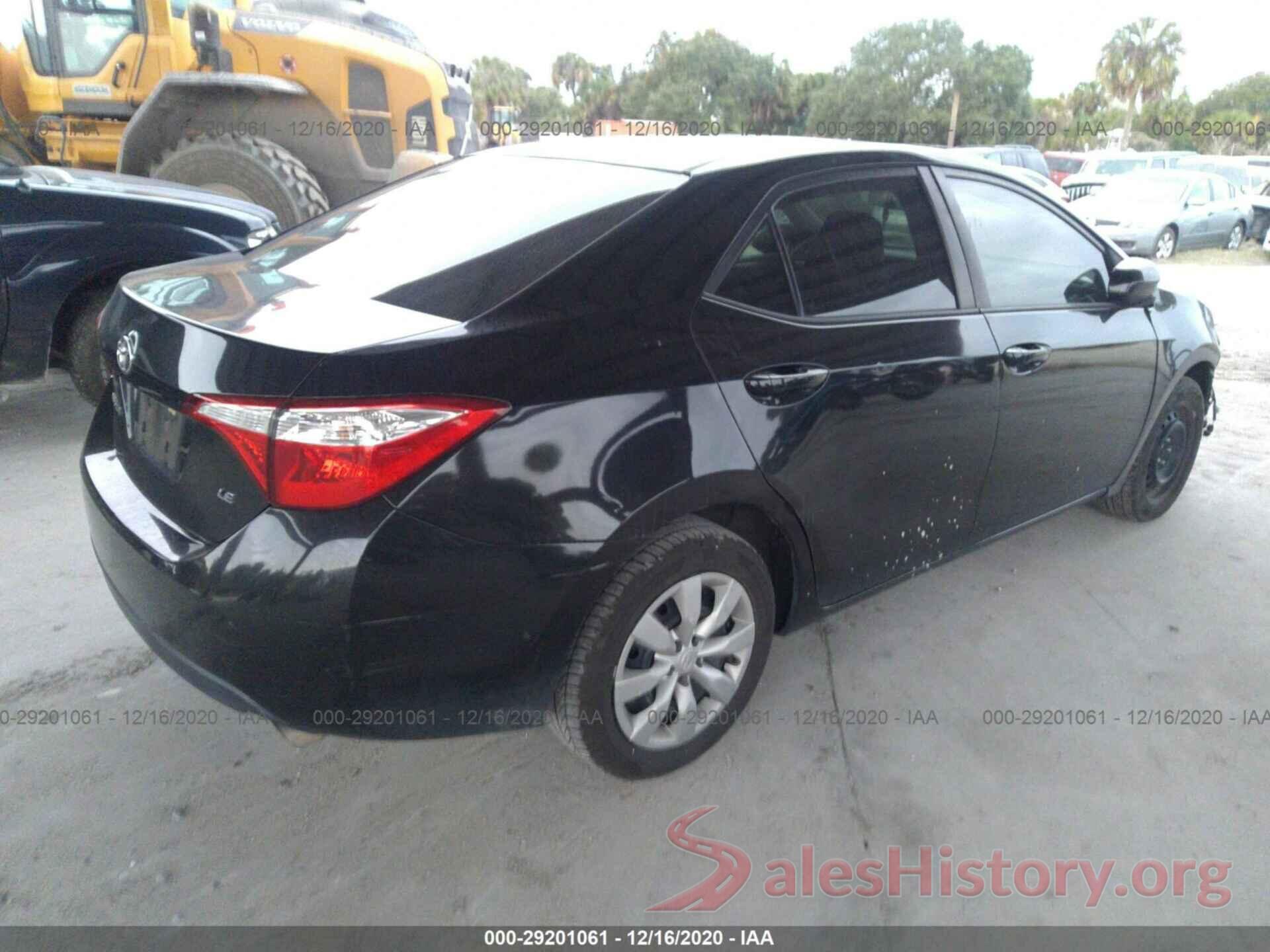 5YFBURHE5GP520647 2016 TOYOTA COROLLA