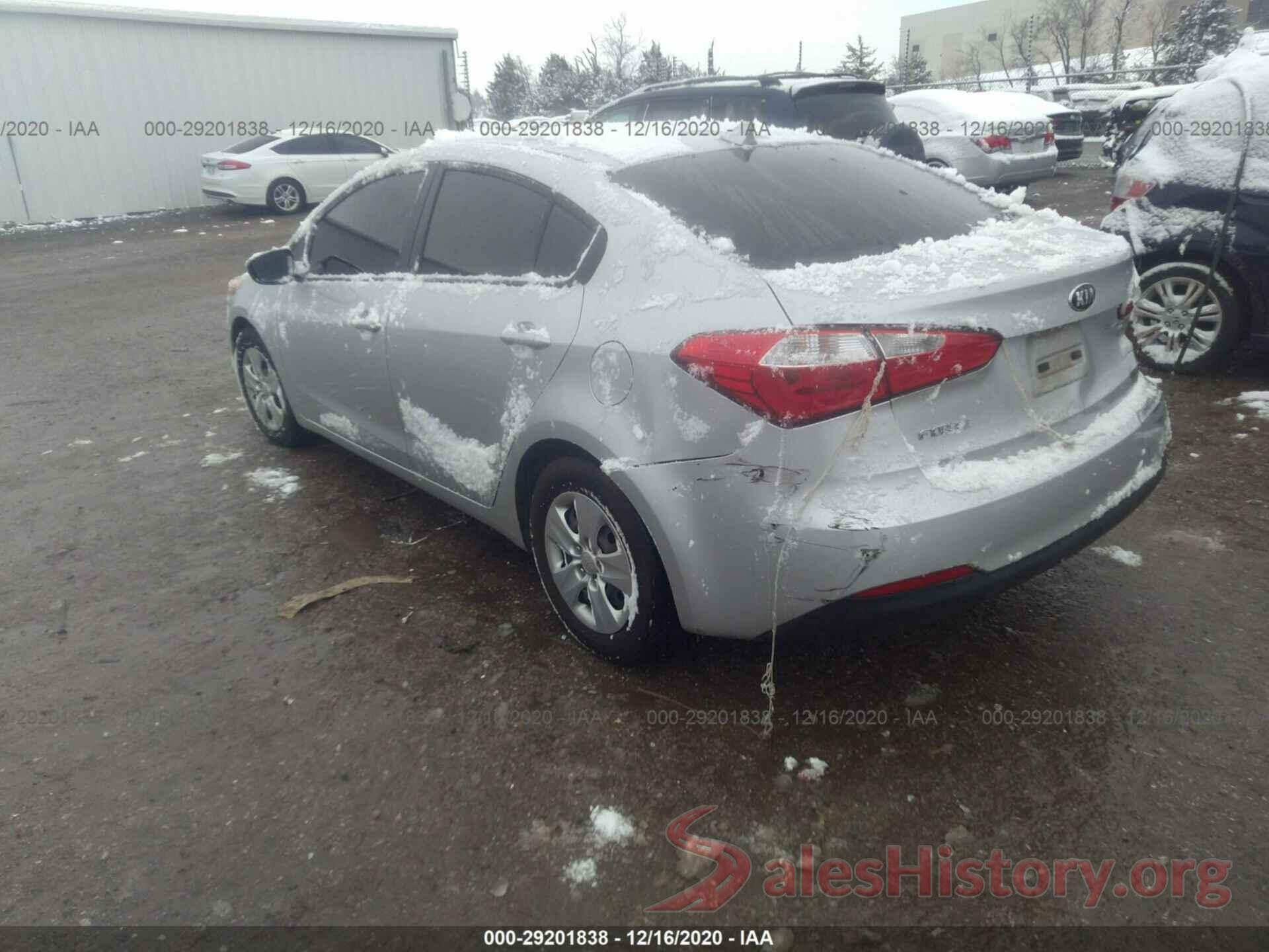 KNAFK4A68G5487215 2016 KIA FORTE