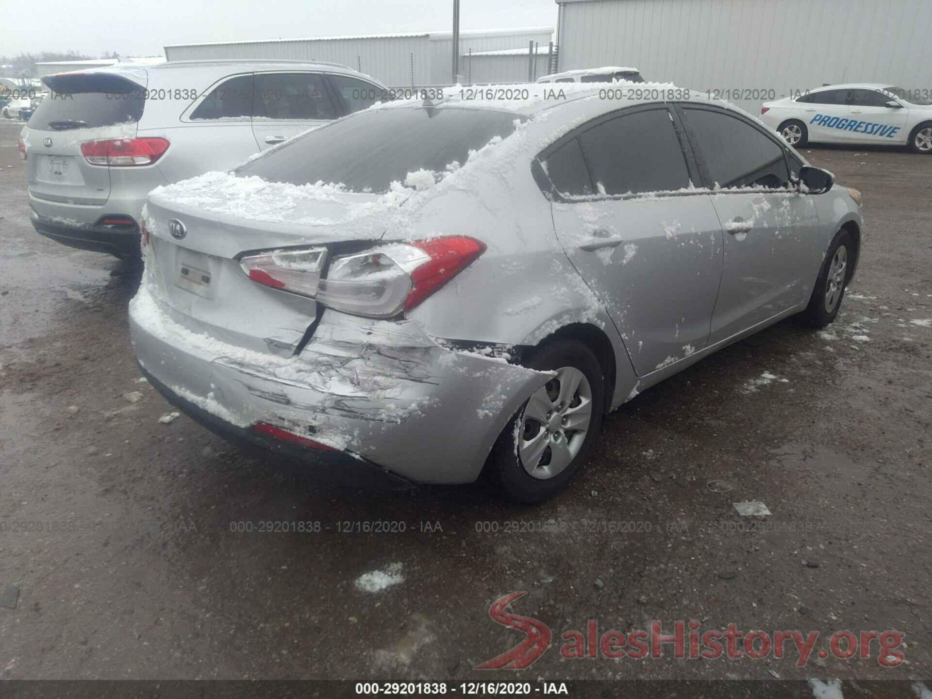 KNAFK4A68G5487215 2016 KIA FORTE