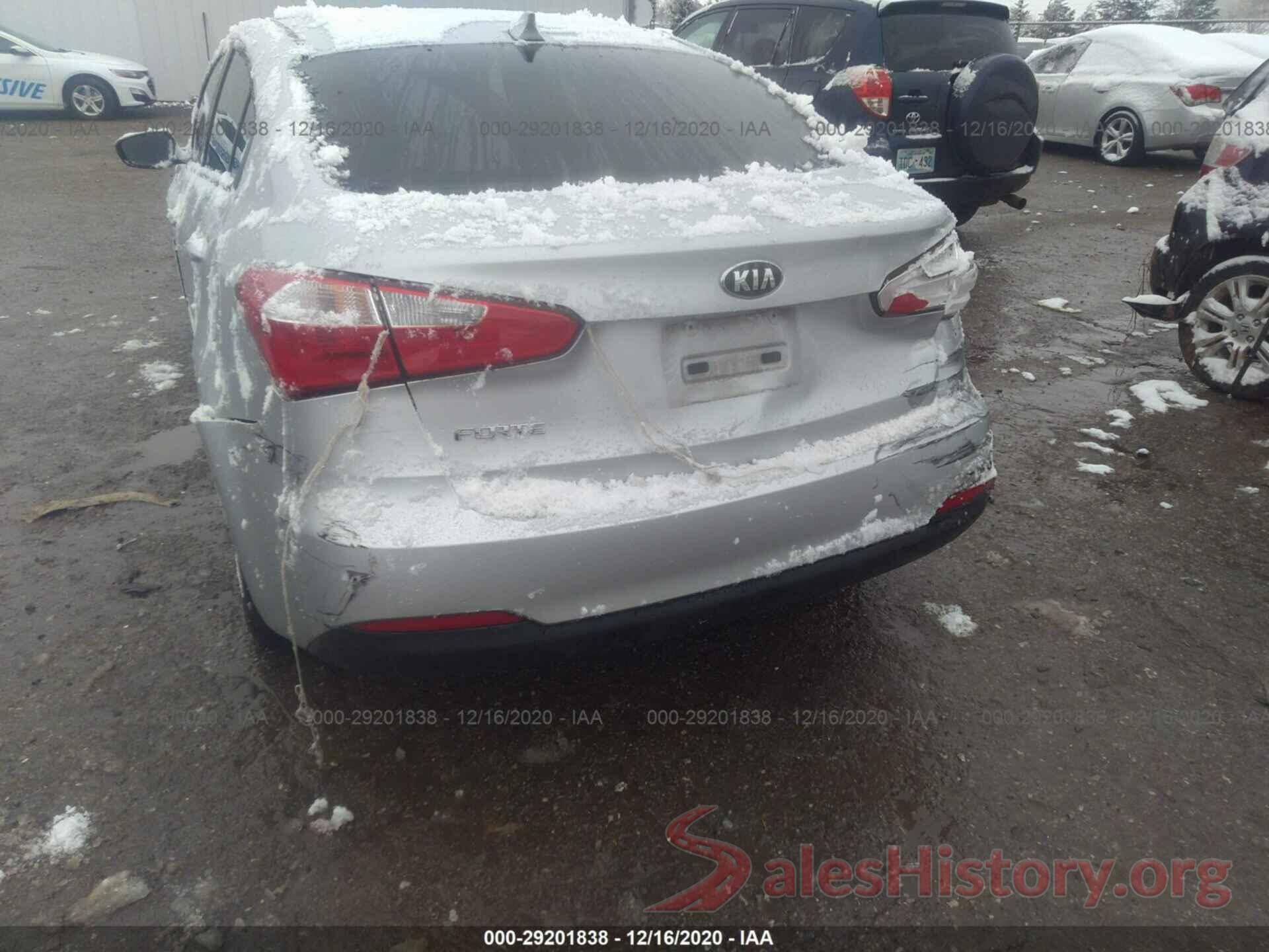 KNAFK4A68G5487215 2016 KIA FORTE