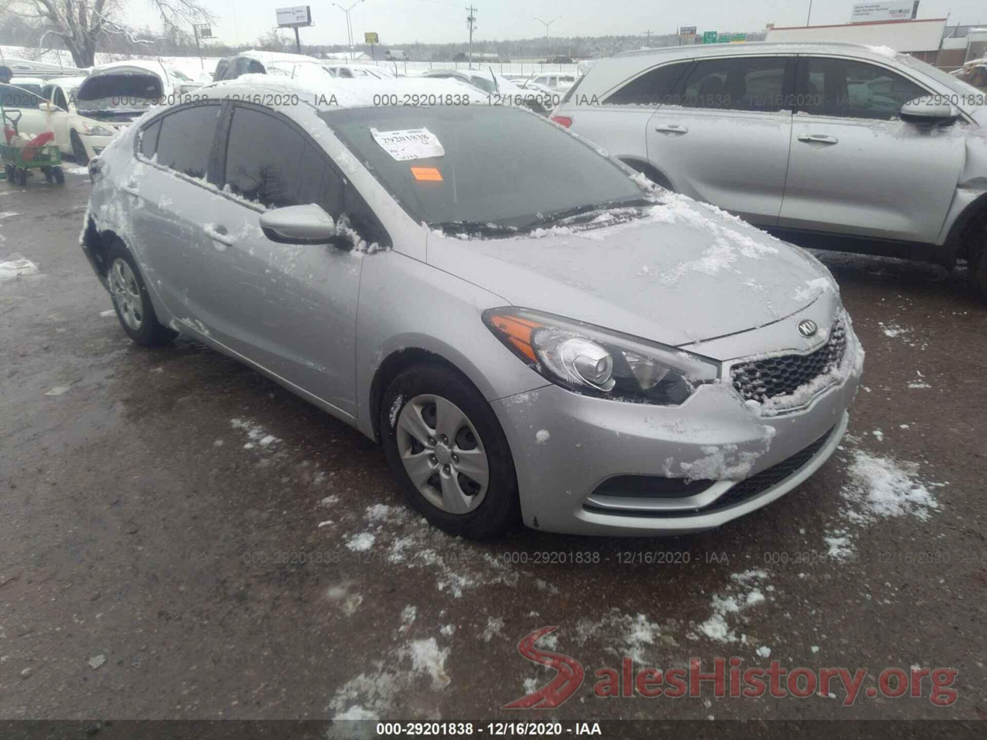 KNAFK4A68G5487215 2016 KIA FORTE