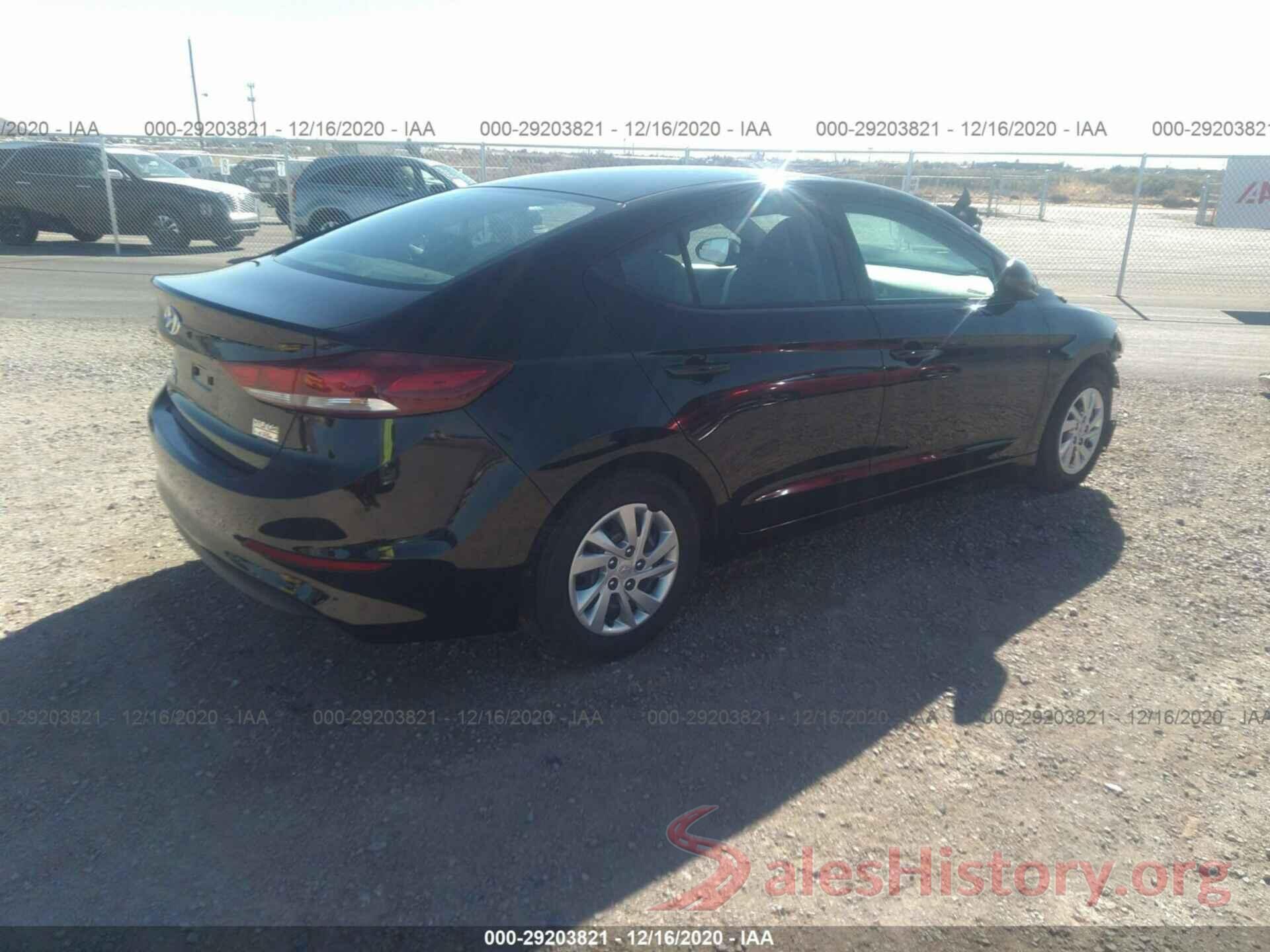 KMHD74LF4JU470400 2018 HYUNDAI ELANTRA