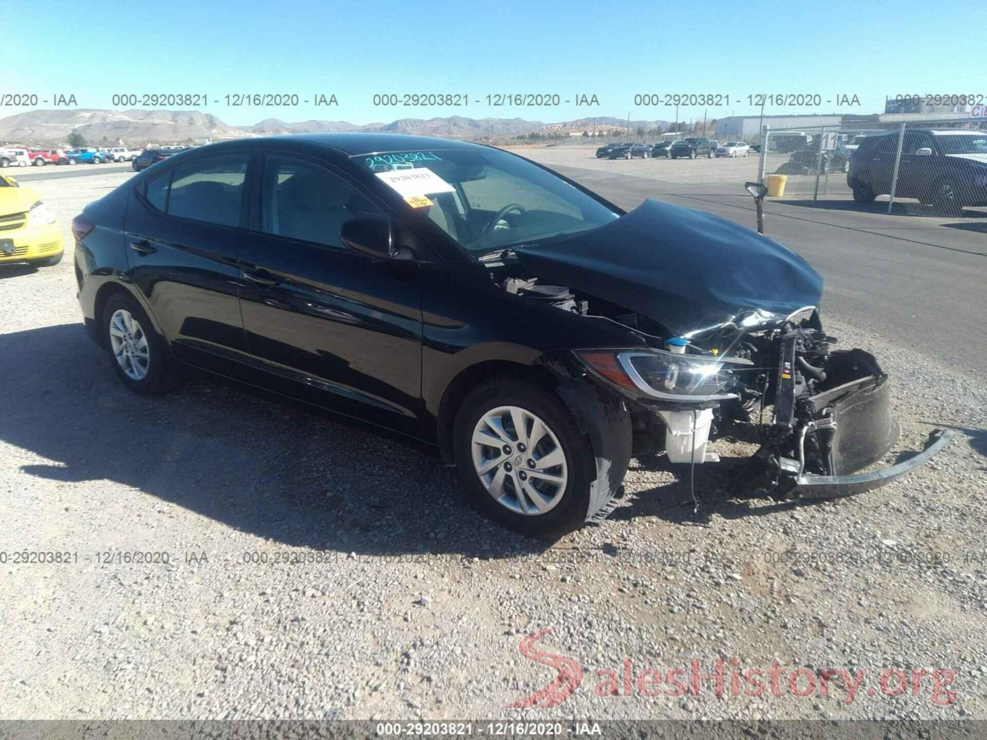 KMHD74LF4JU470400 2018 HYUNDAI ELANTRA